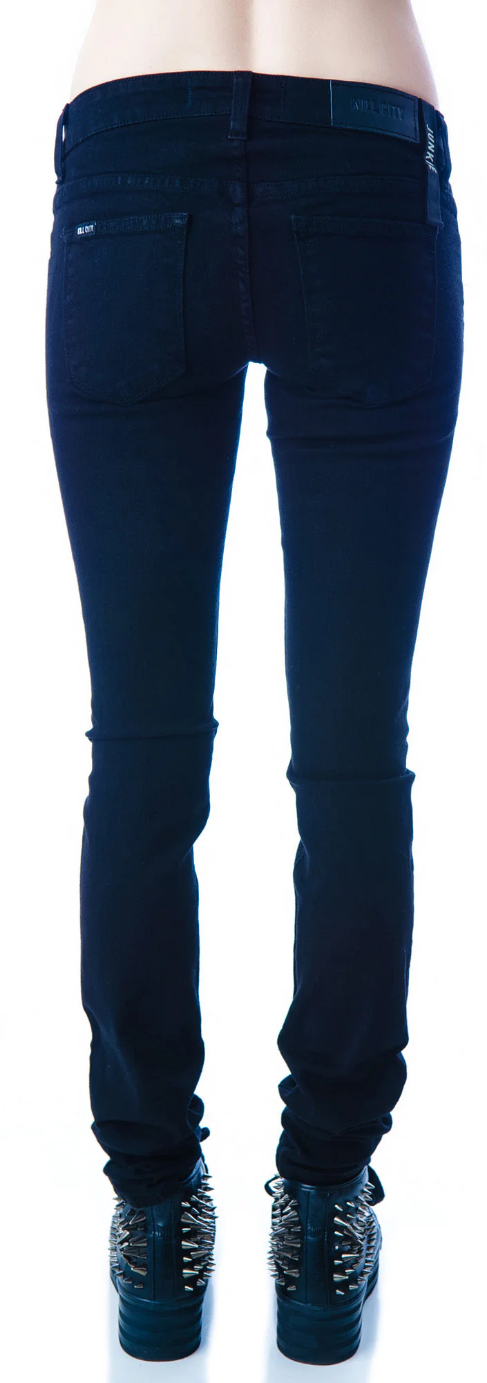 Stretch Twill Junkie Fit Jeans - Black - Image 7