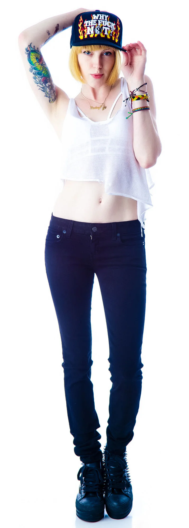 Stretch Twill Junkie Fit Jeans - Black - Image 8