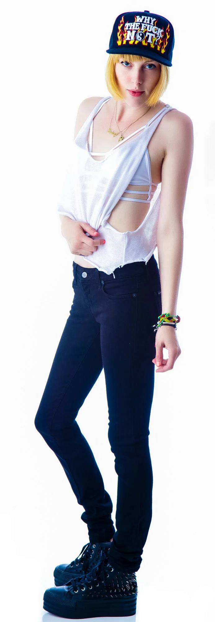 Stretch Twill Junkie Fit Jeans - Black - Image 9