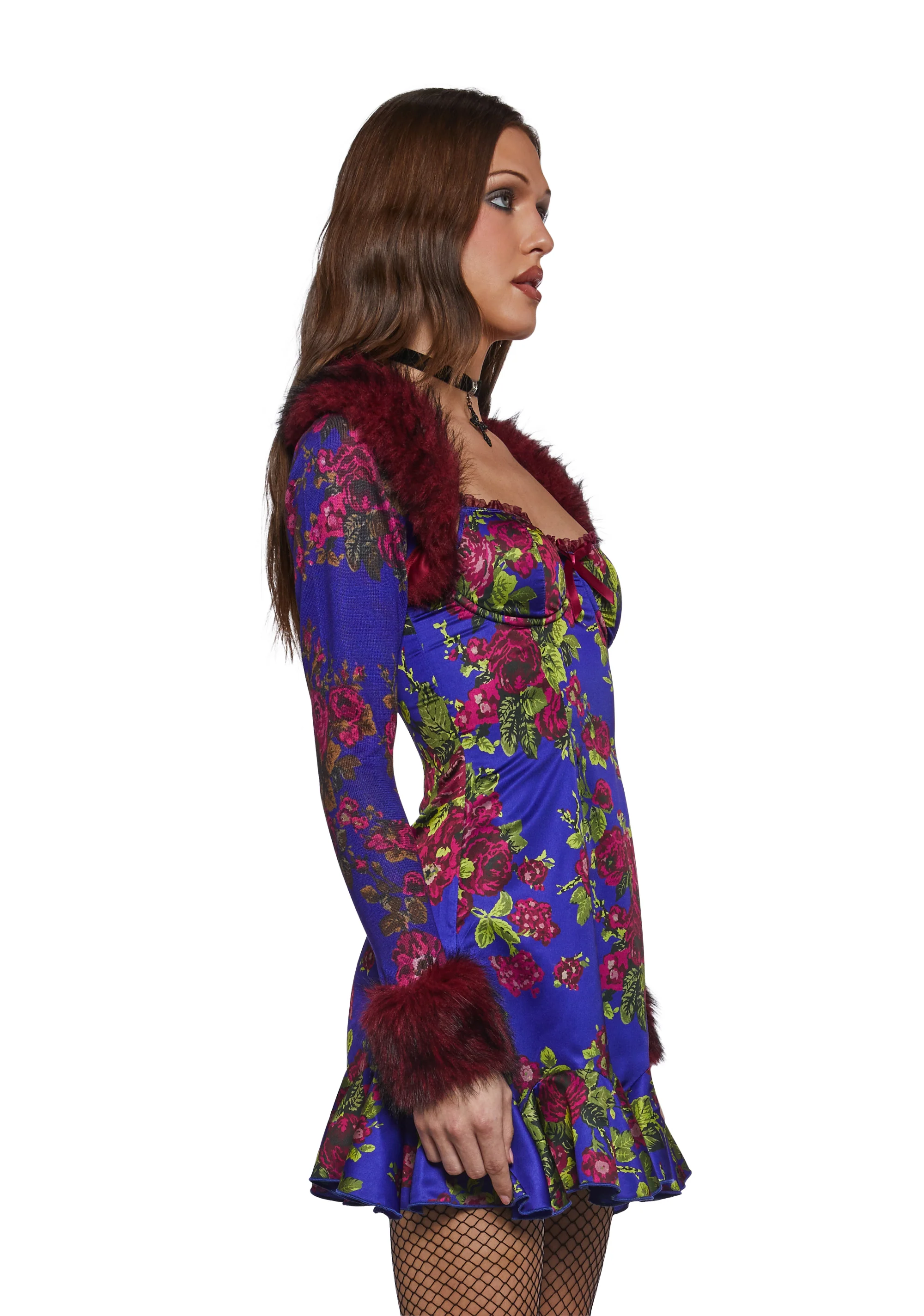 Floral Velvet Shrug - Image 3
