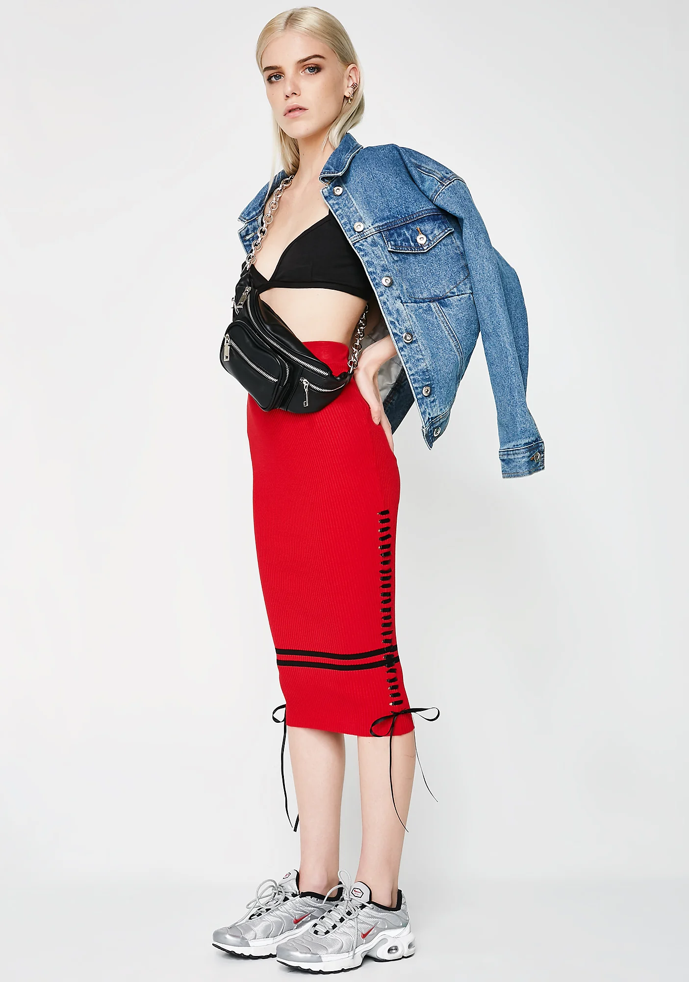 Strike Out Midi Skirt - Image 2