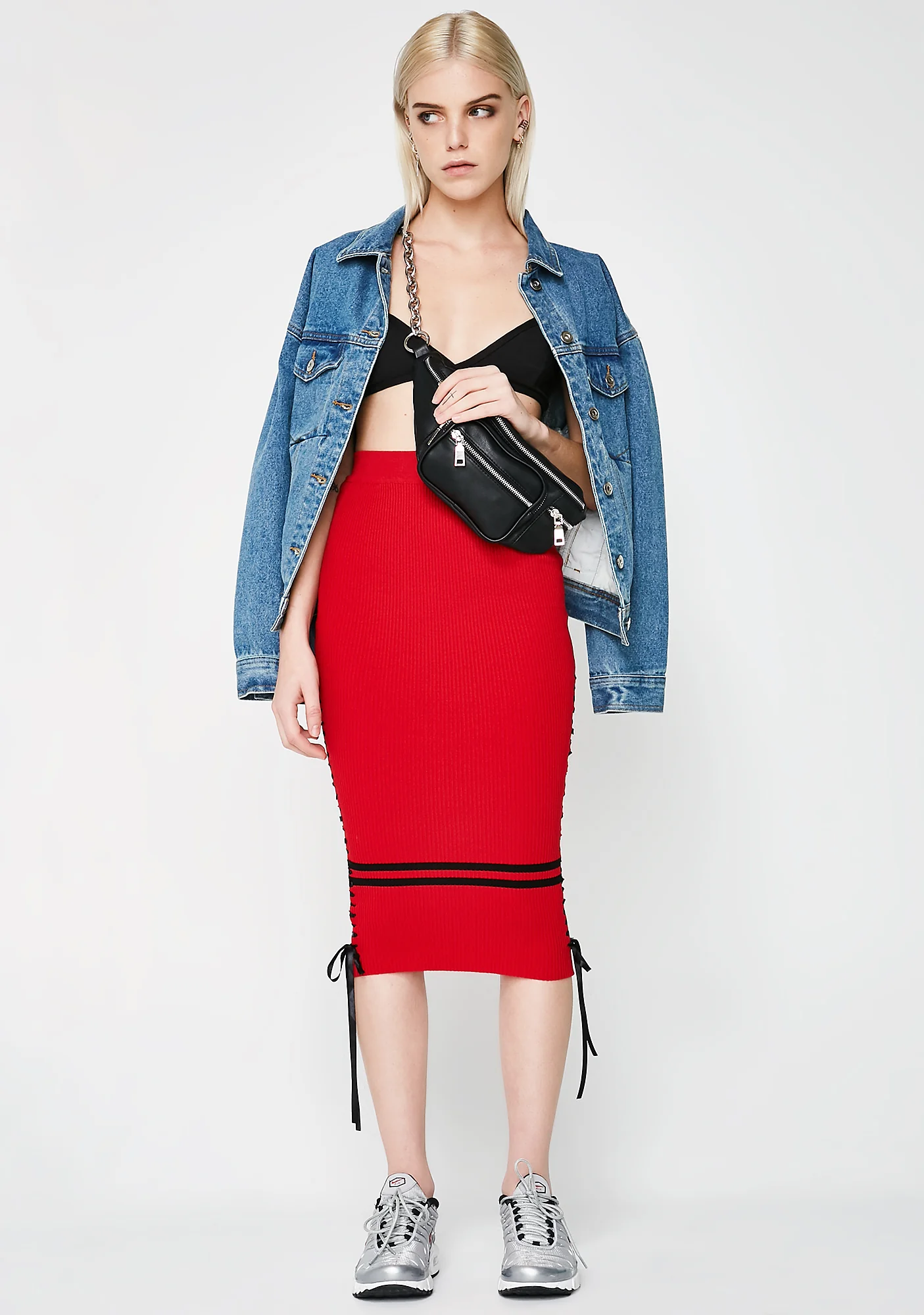 Strike Out Midi Skirt - Image 4