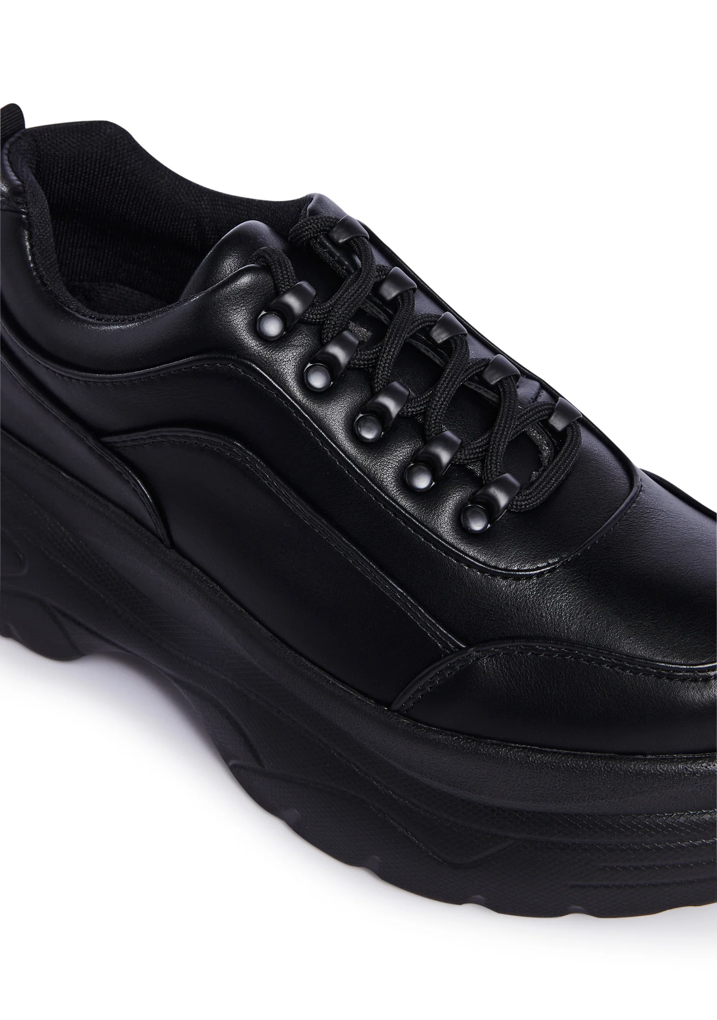 Striker Platform Sneakers - Black - Image 2