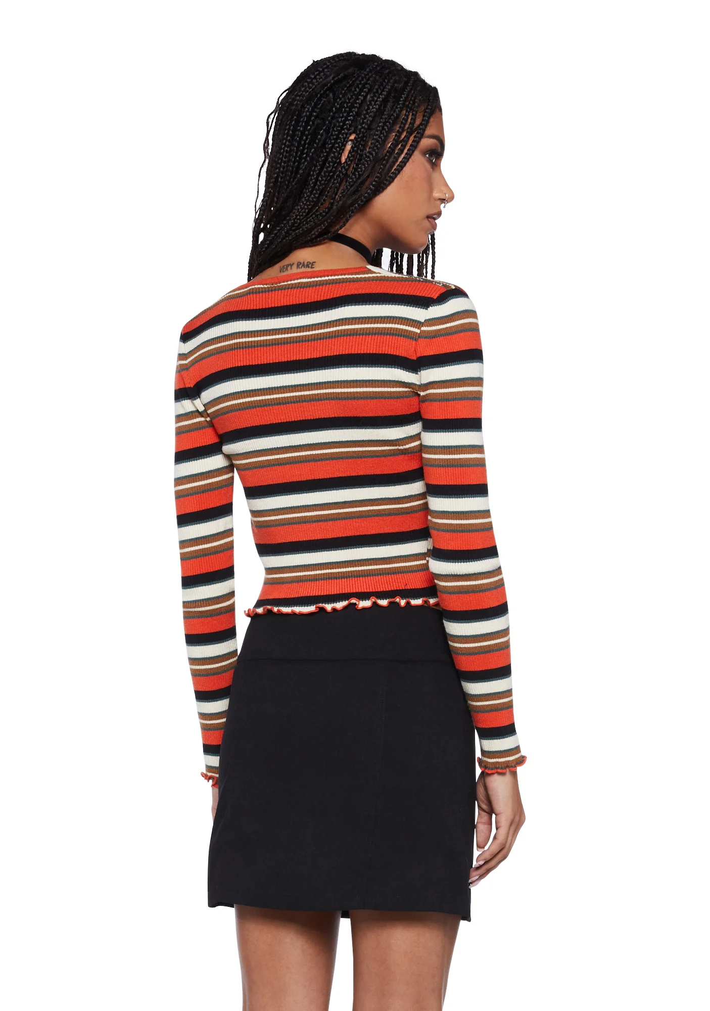 Striped 90s Cardigan - Image 4