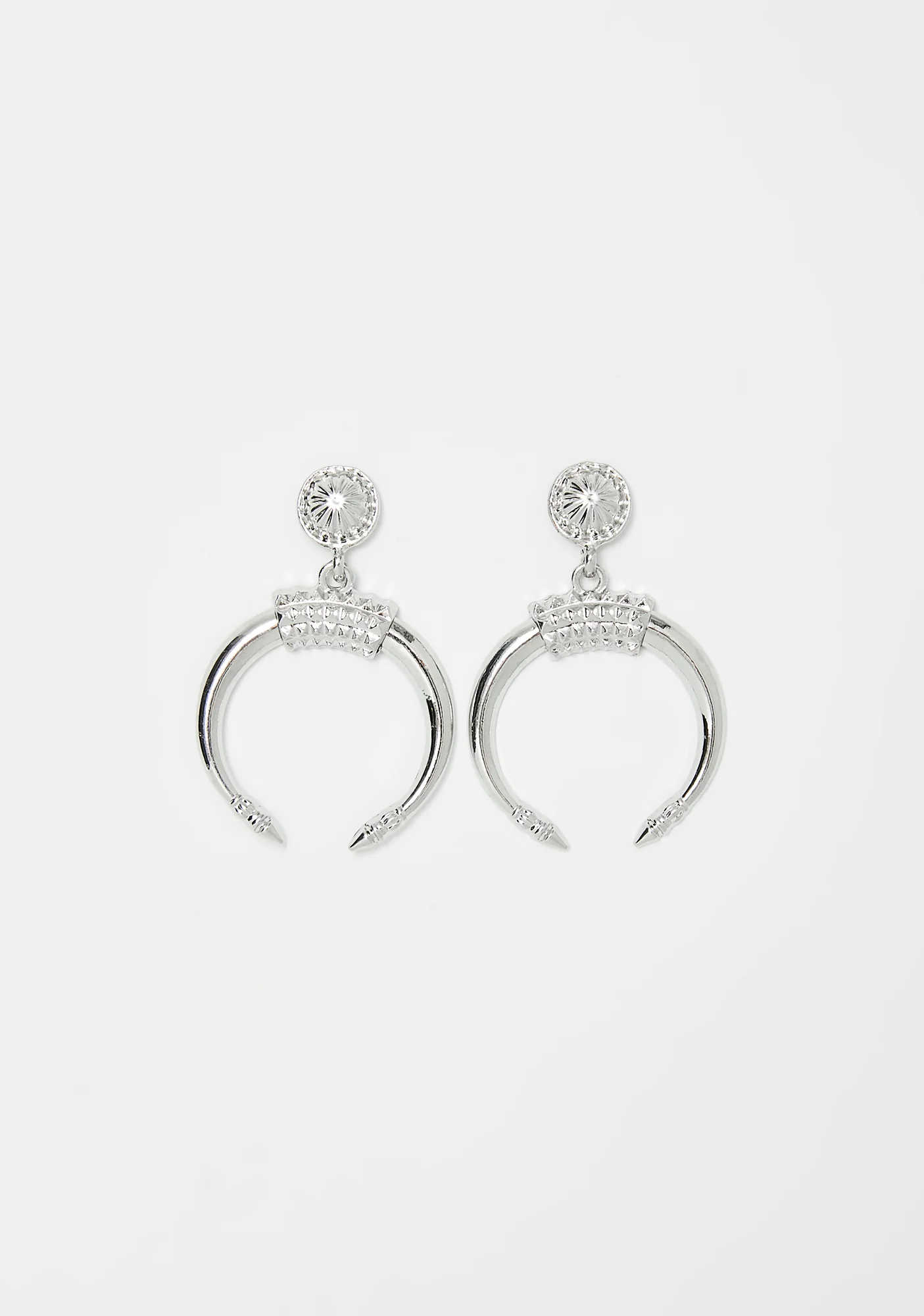 Strong Headed Bull Horn Earrings - Image 2