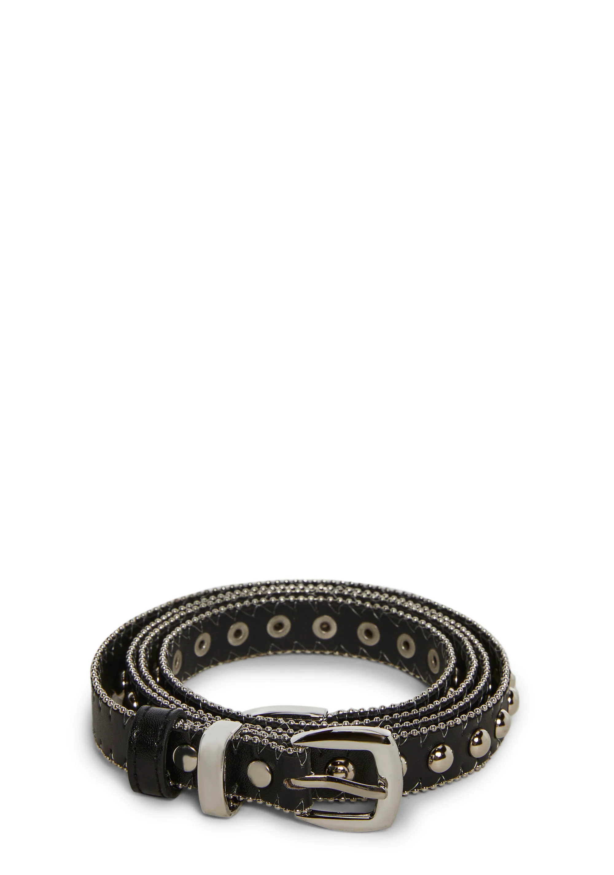 Wink Back Studded Belt - Black - Image 6