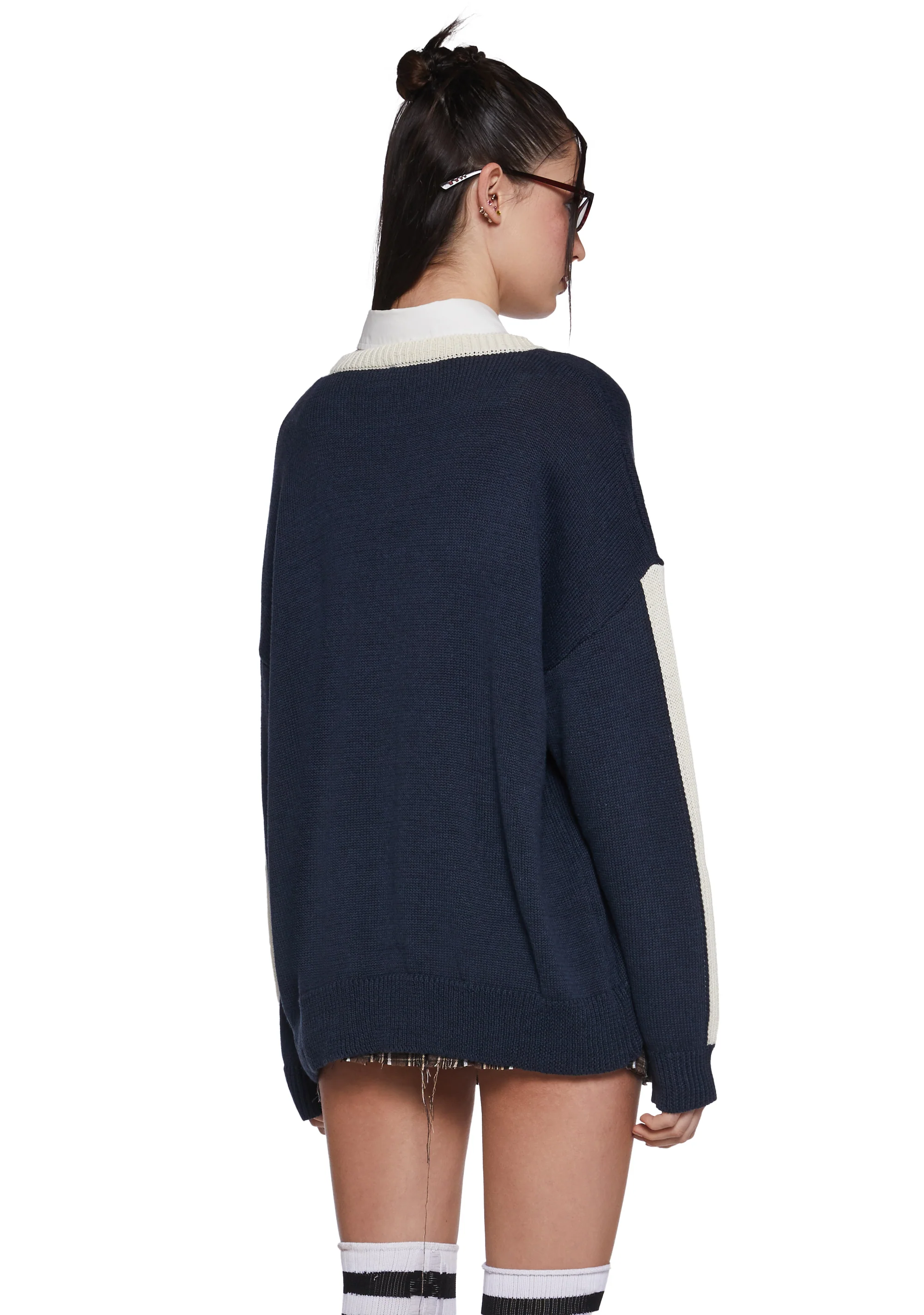 Studiously Charming Sweater Top - Image 4