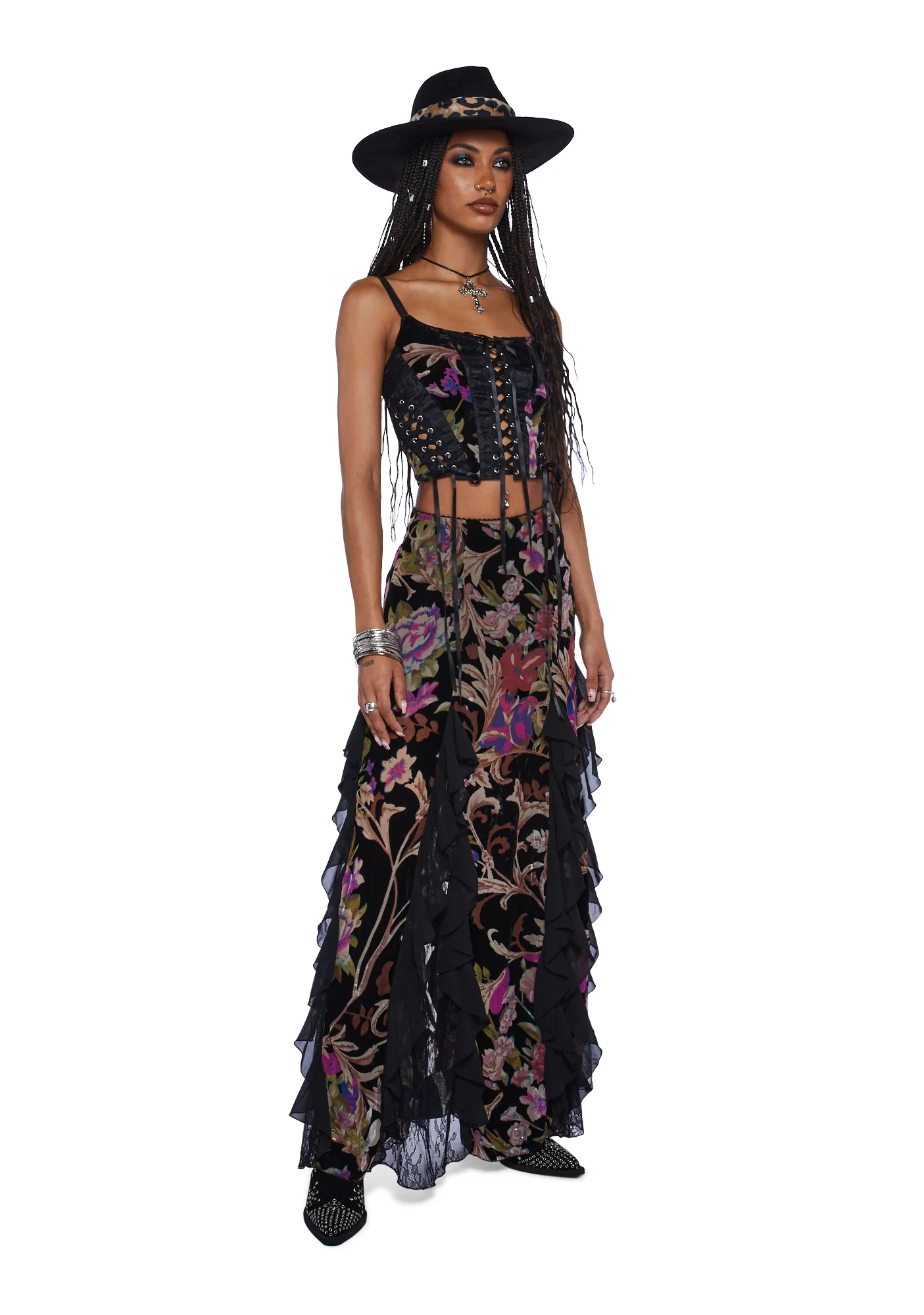 Stumbled On Sublime Corset Top - Black - Image 4