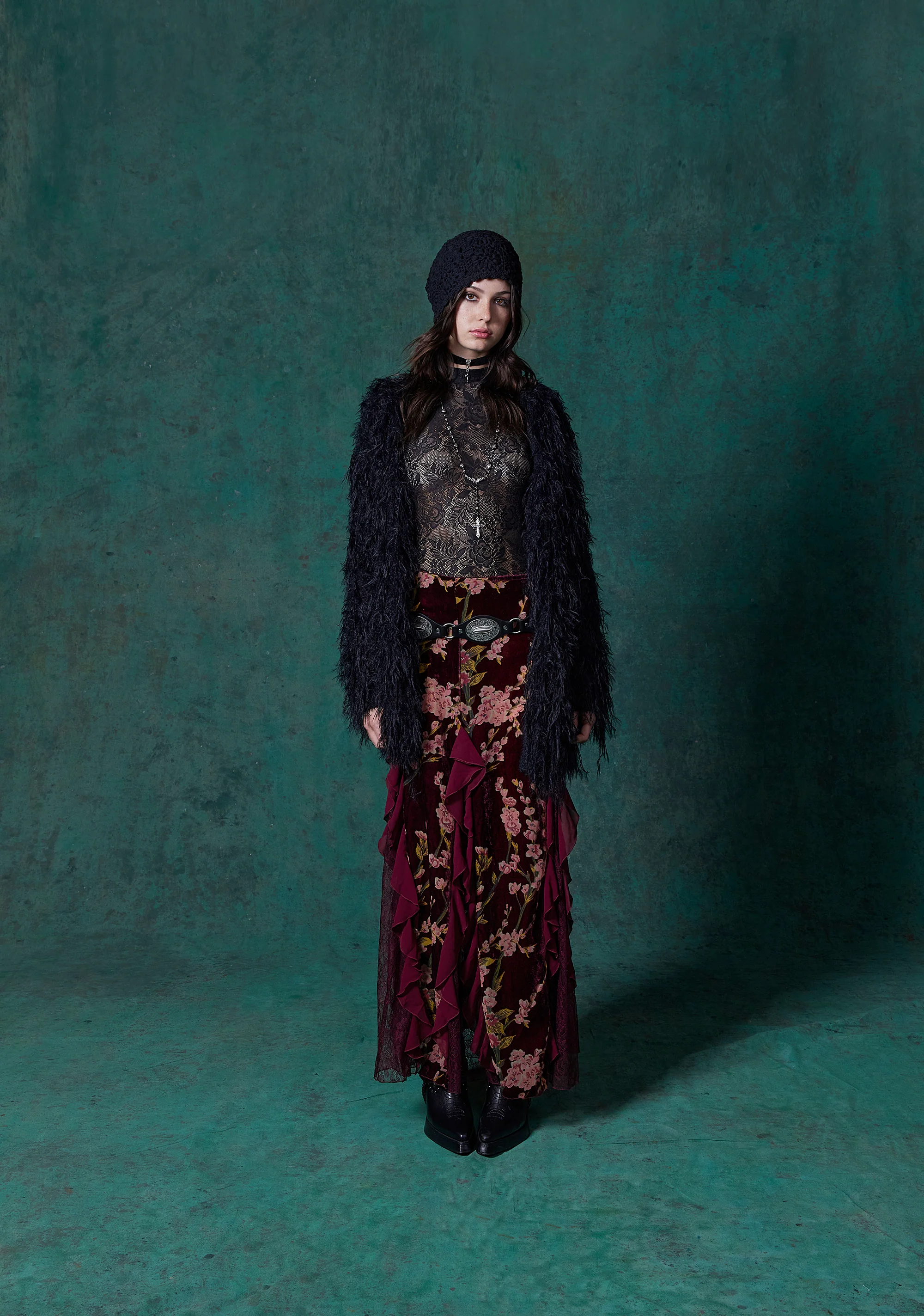 Stumbled On Sublime Maxi Skirt  - Burgundy - Image 12