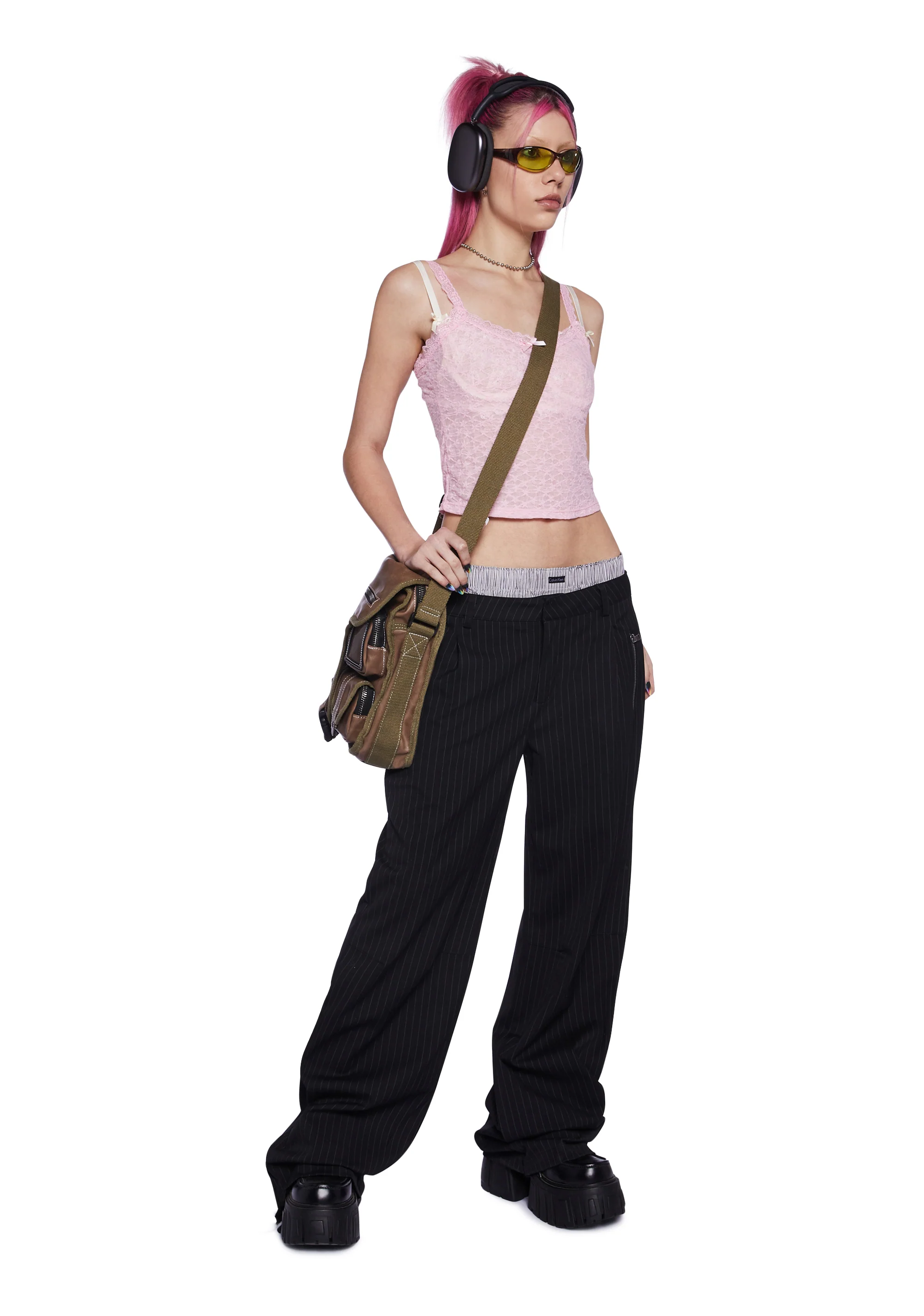 Stylish Times Pinstripe Pants - Image 2