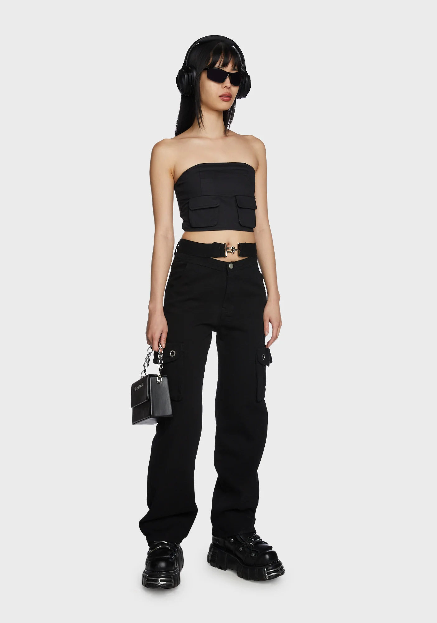 Subway Surfer Tube Top - Black - Image 4