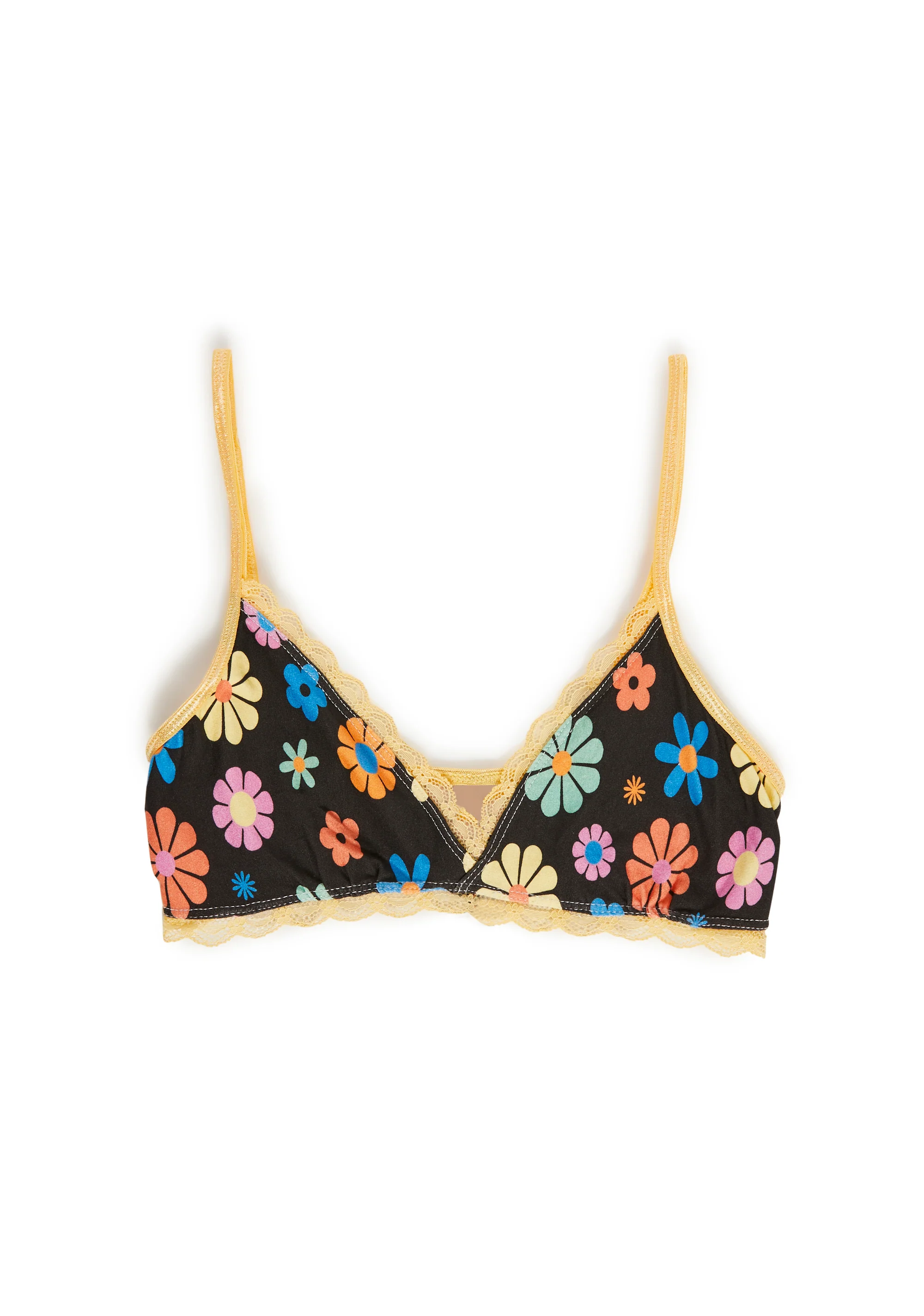 Such A Babe Knit Bralette - Floral - Image 6