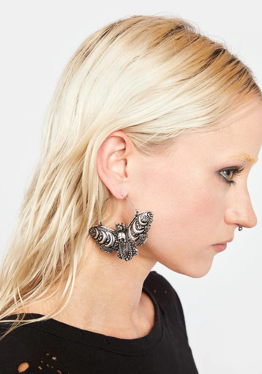 Such A Fly Time Hoop Earrings - Image 4