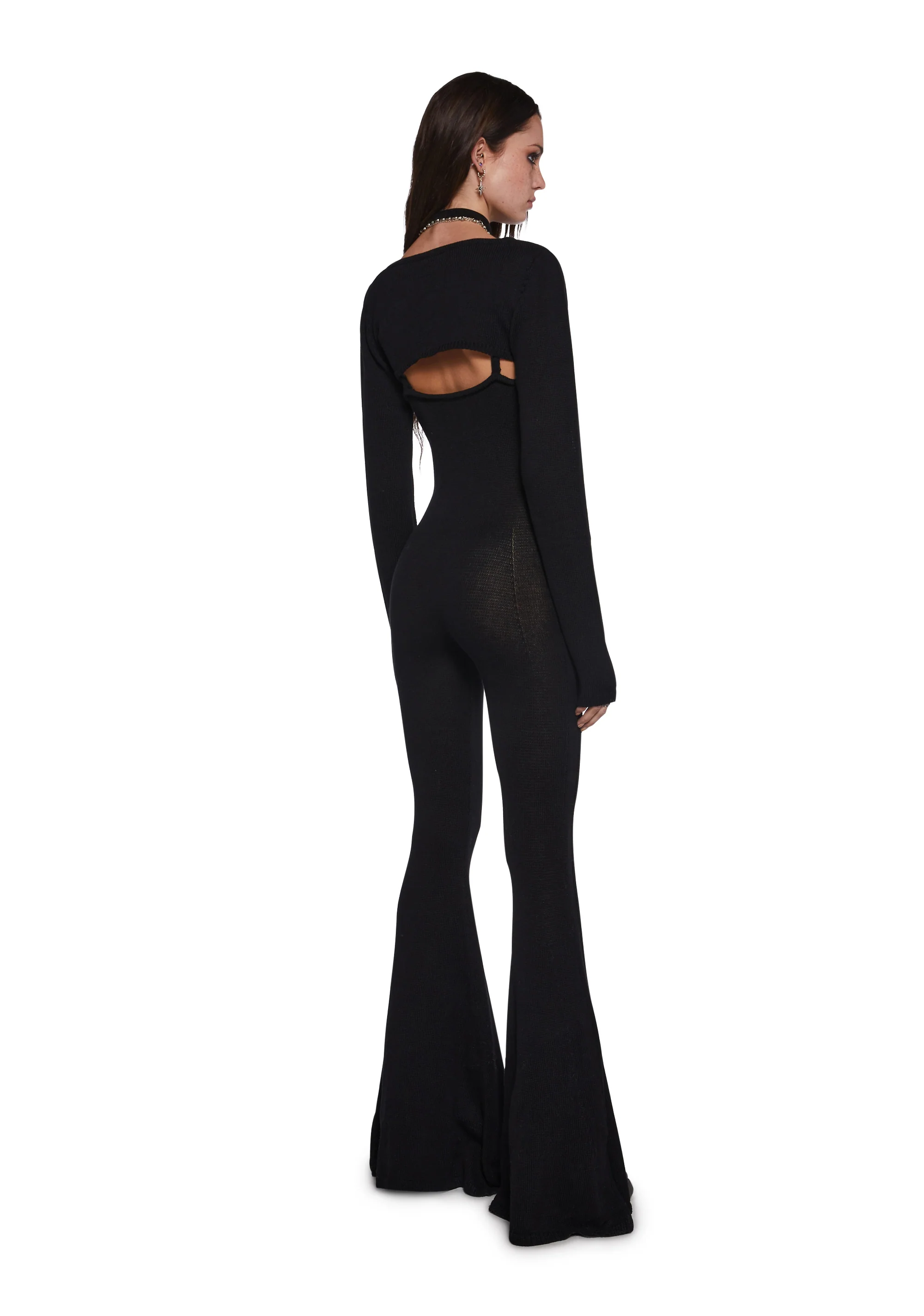 Sudden Silence Jumpsuit And Shrug Set - Image 5