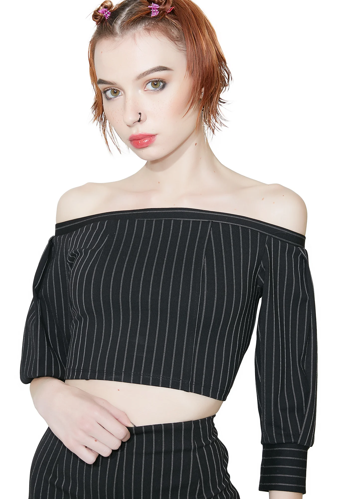 Suited Up Crop Top - Image 3