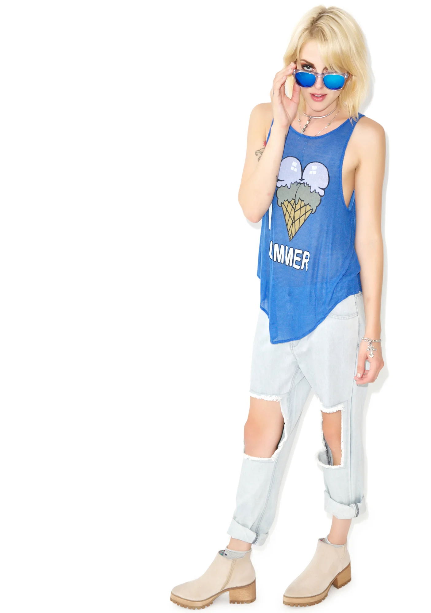 Summer Ice Cream Cassidy Tank - Image 5