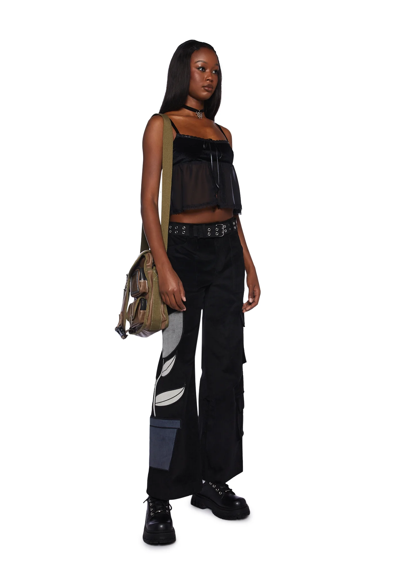 Summer Lovin' Cami Top - Black - Image 2