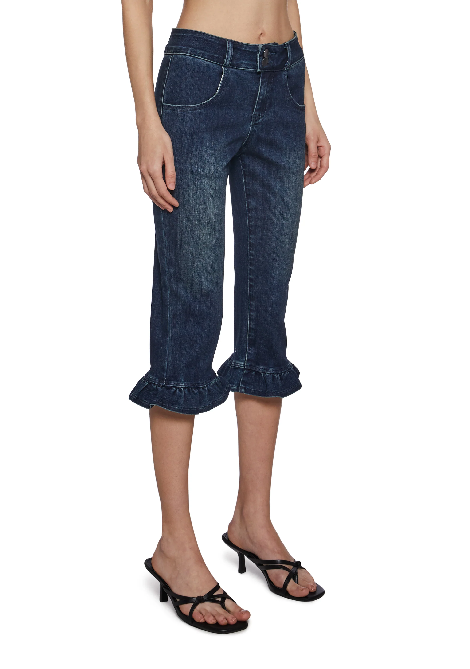 Summer Nites Capri Denim Pants - Image 3