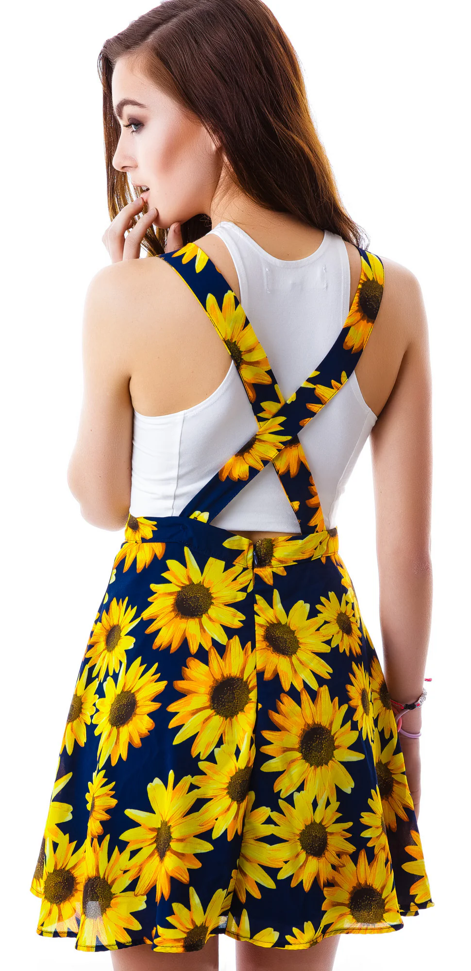 Sunflower Garden Suspender Skirt - Image 2