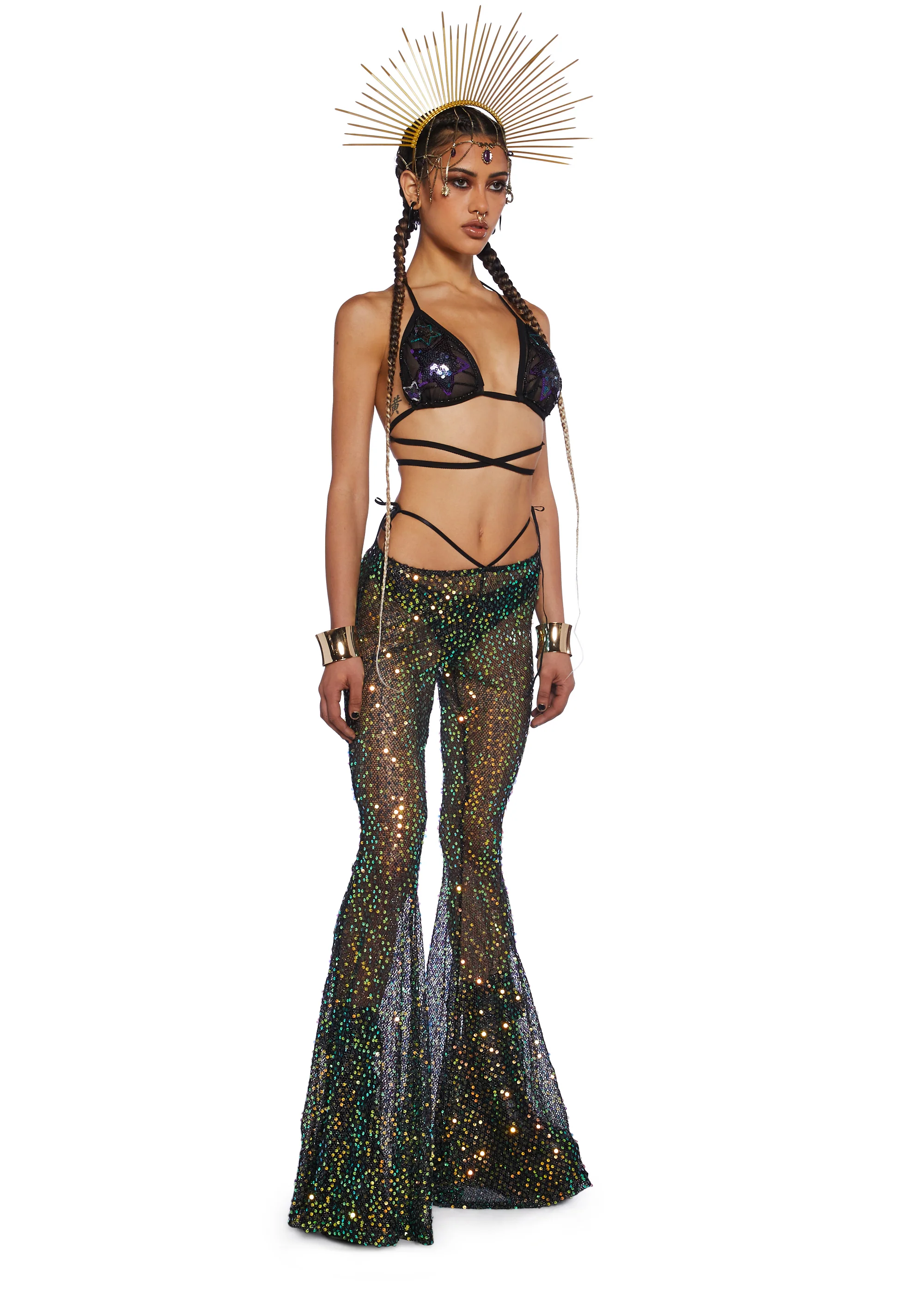 Sunlit Oracles Sequin Flares - Image 2