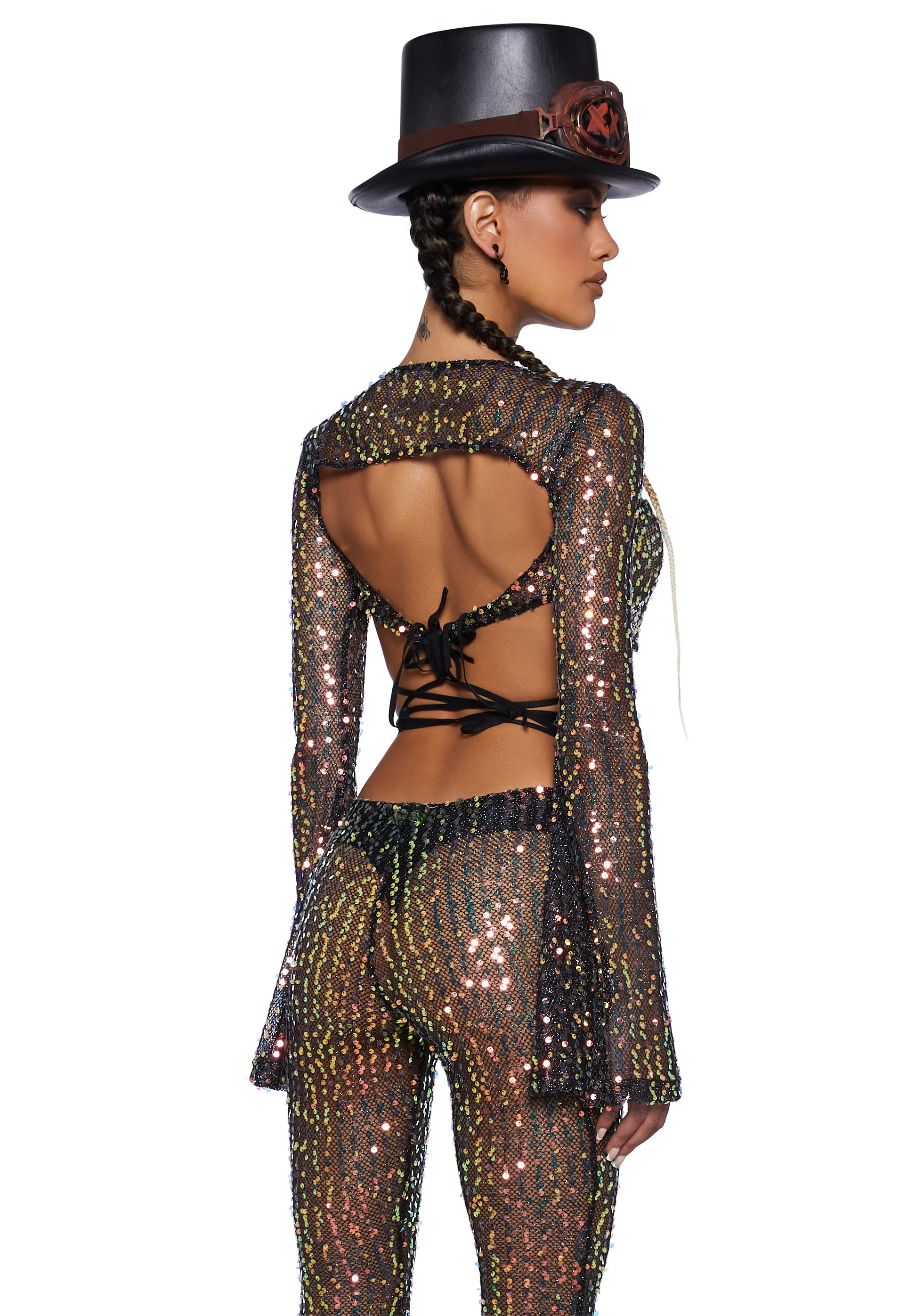 Sunlit Oracles Sequin Top - Image 4