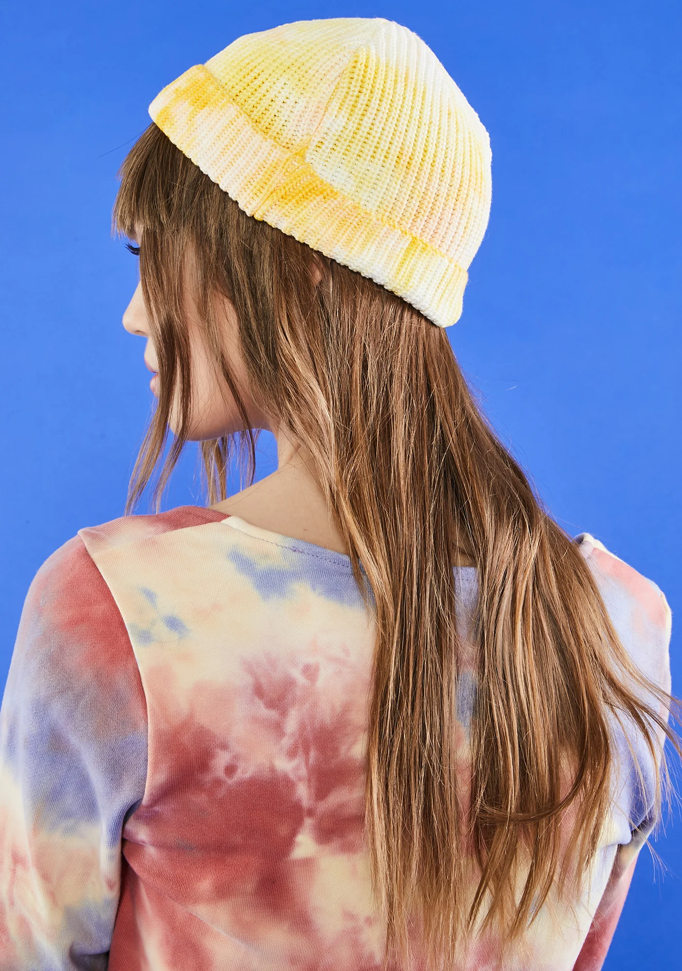Sunny Chill Mode Tie Dye Beanie - Image 3