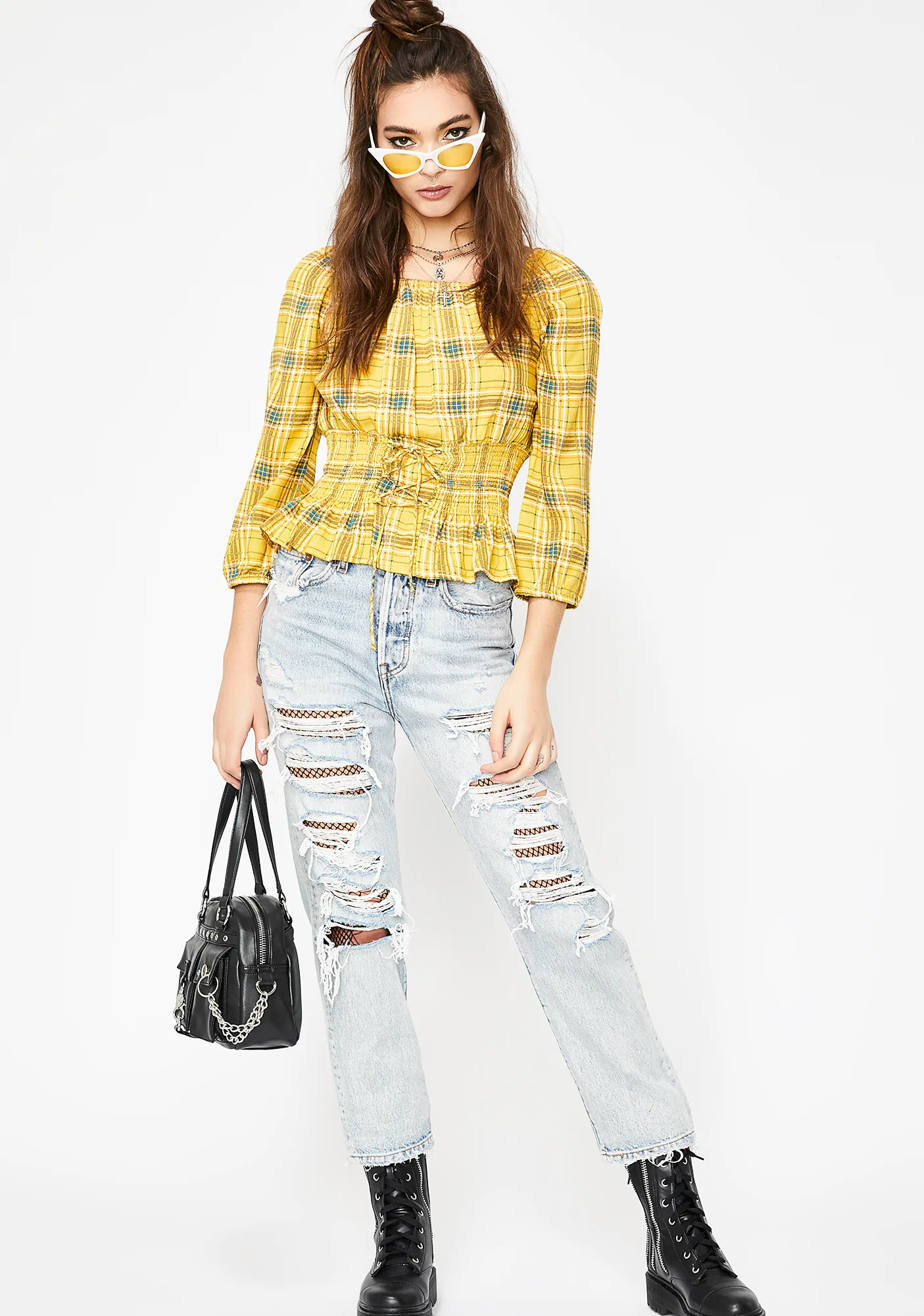 Sunny Lovey Dovey Ruched Top - Image 3