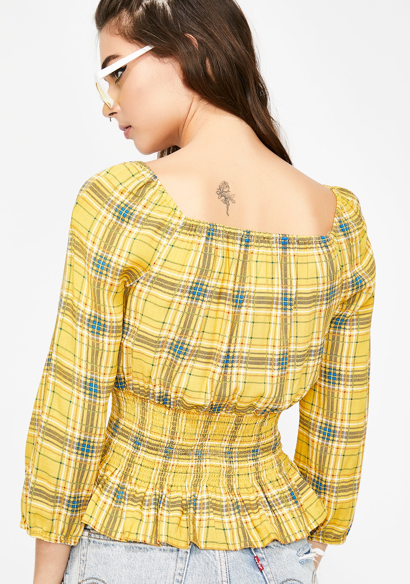 Sunny Lovey Dovey Ruched Top - Image 4