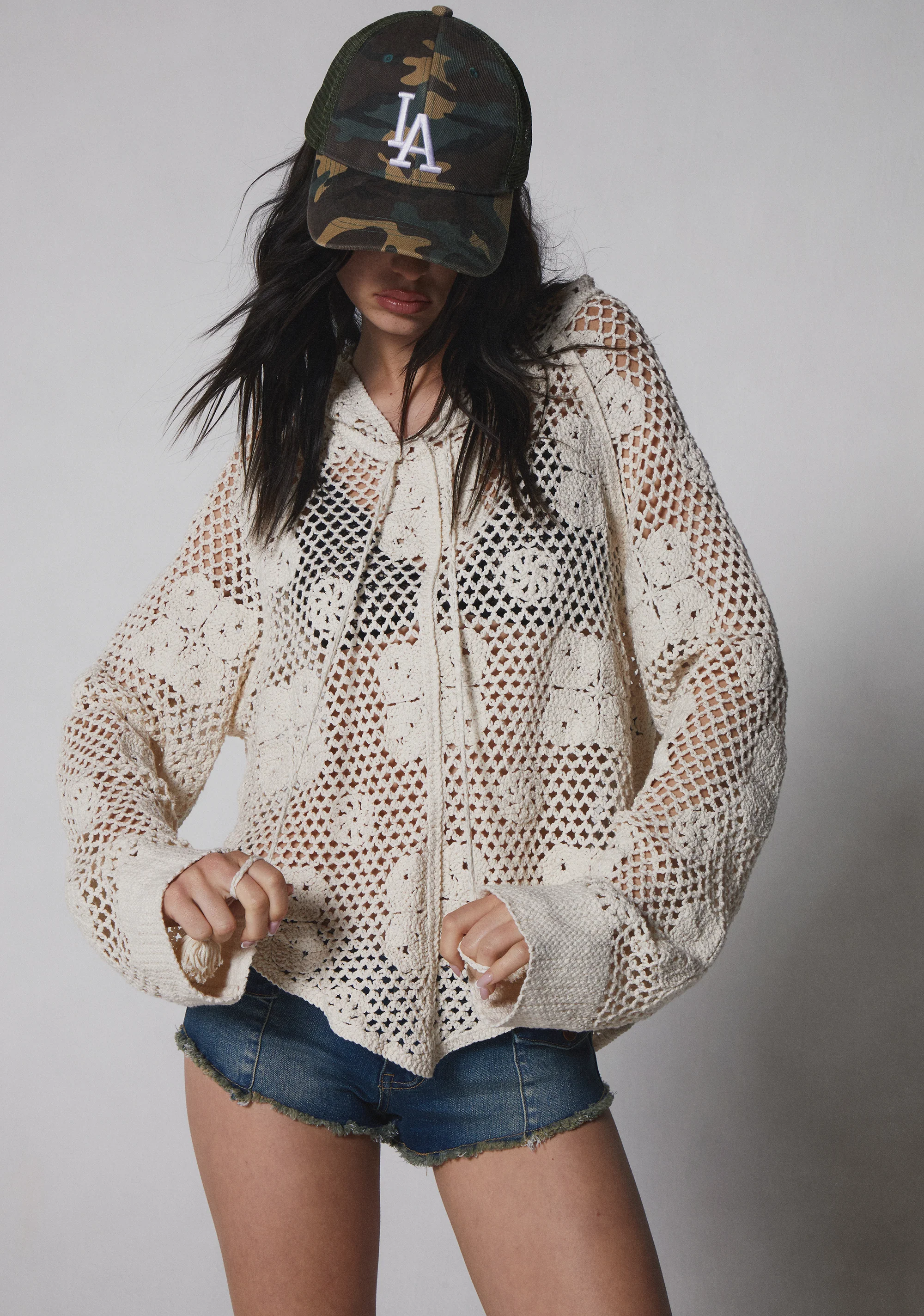 Sunset Fling Crochet Poncho - Image 6