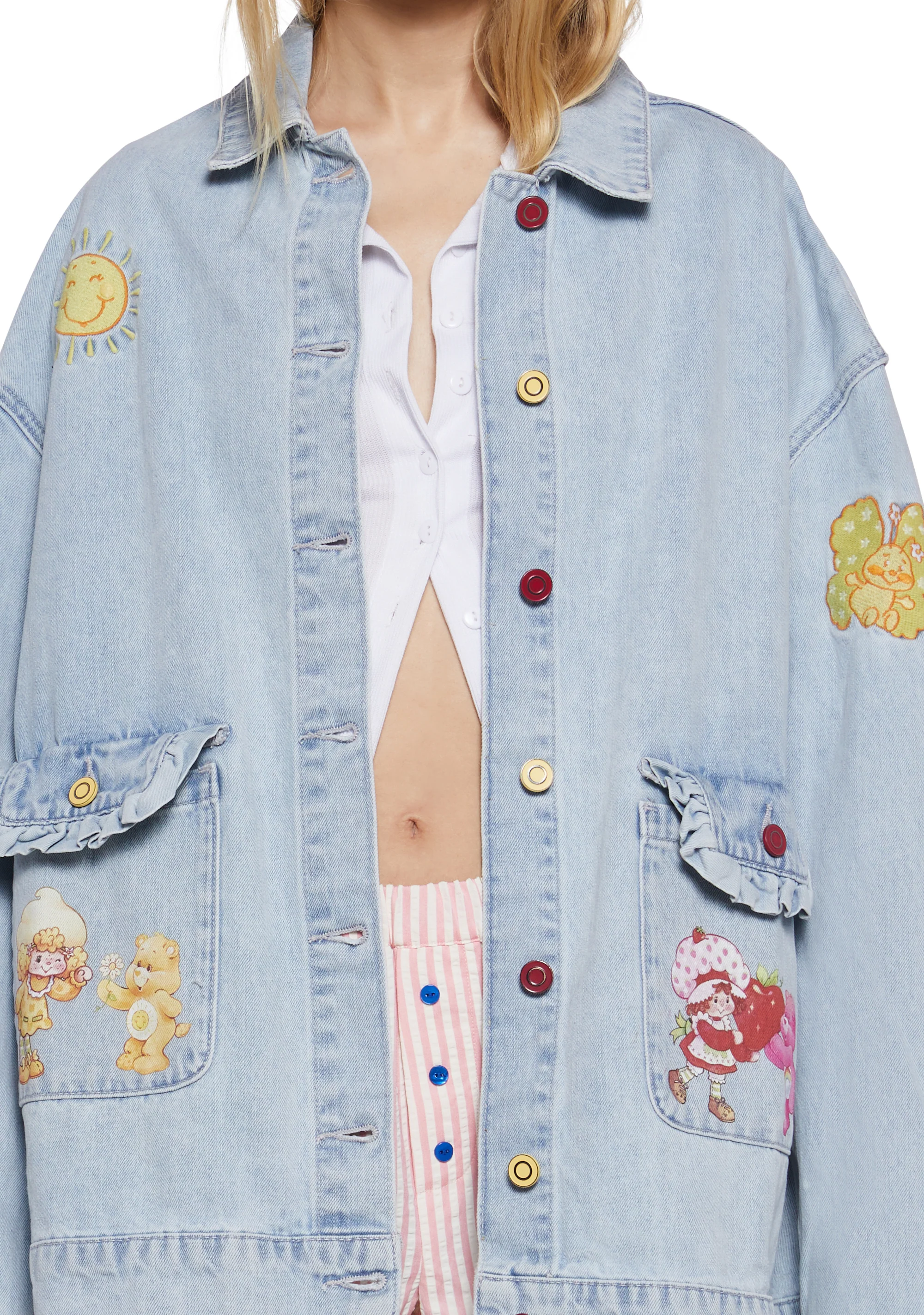 Sunshine Days Oversized Denim Jacket - Image 6