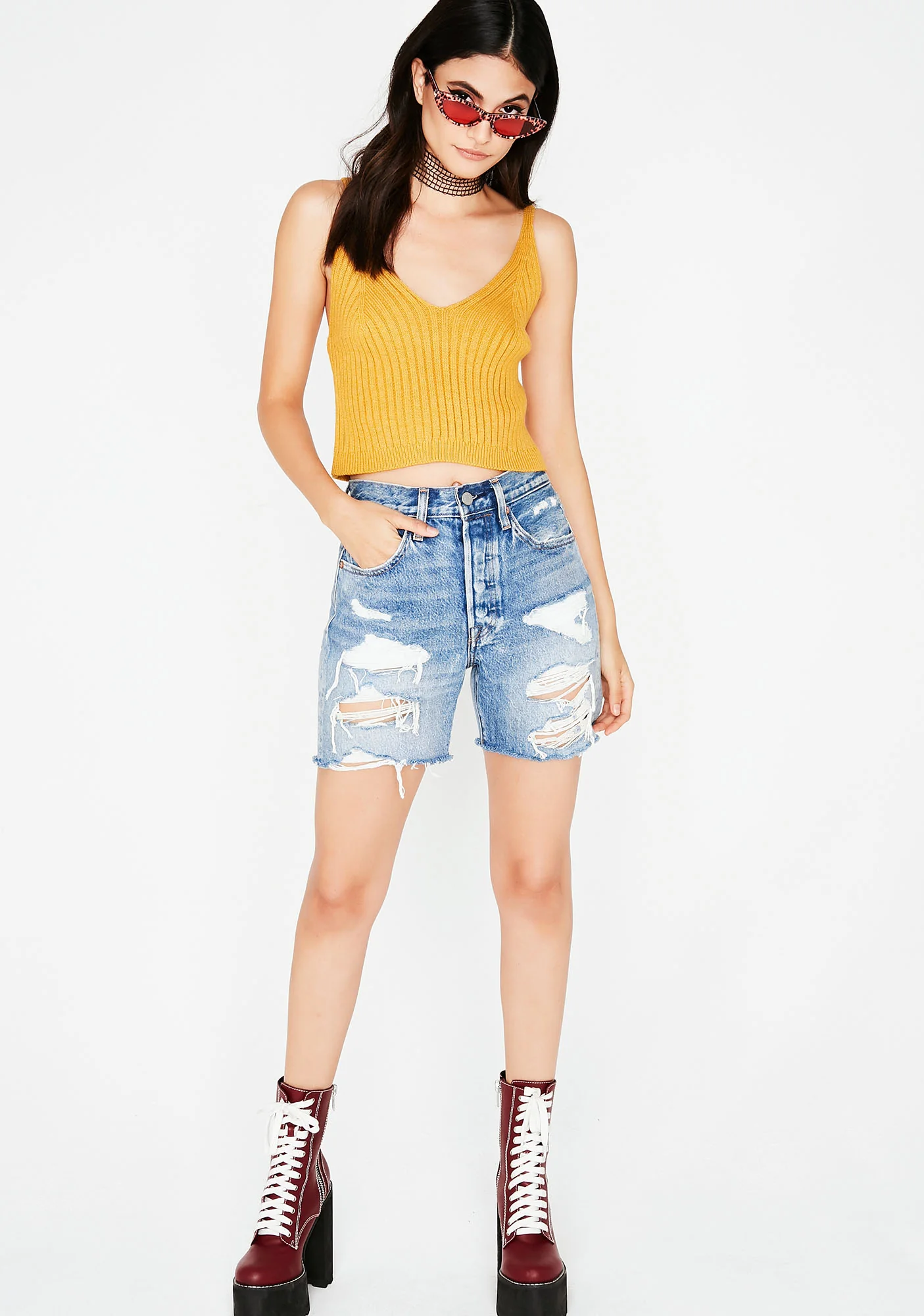 Sunshine Doin' It Right Knit Tank - Image 2