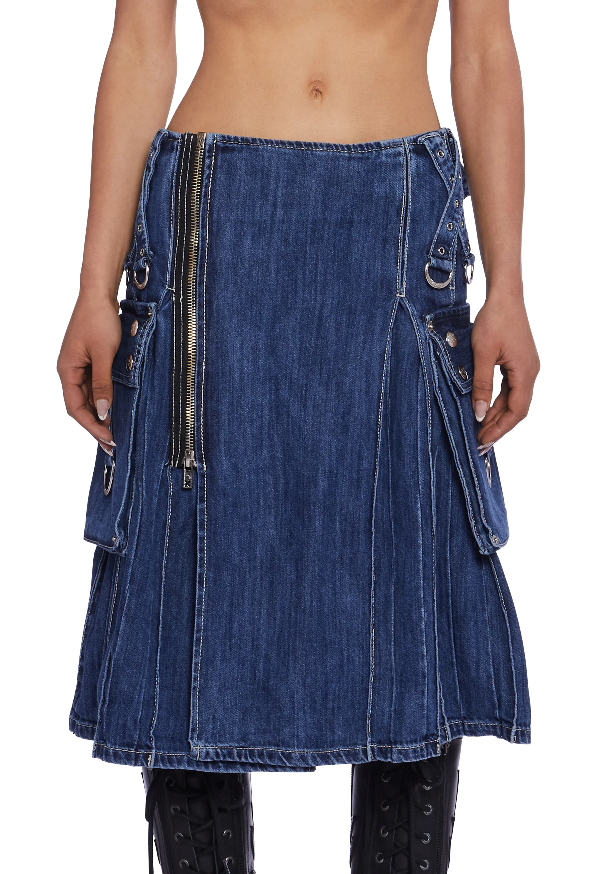 Super Denim Kilt - Image 5