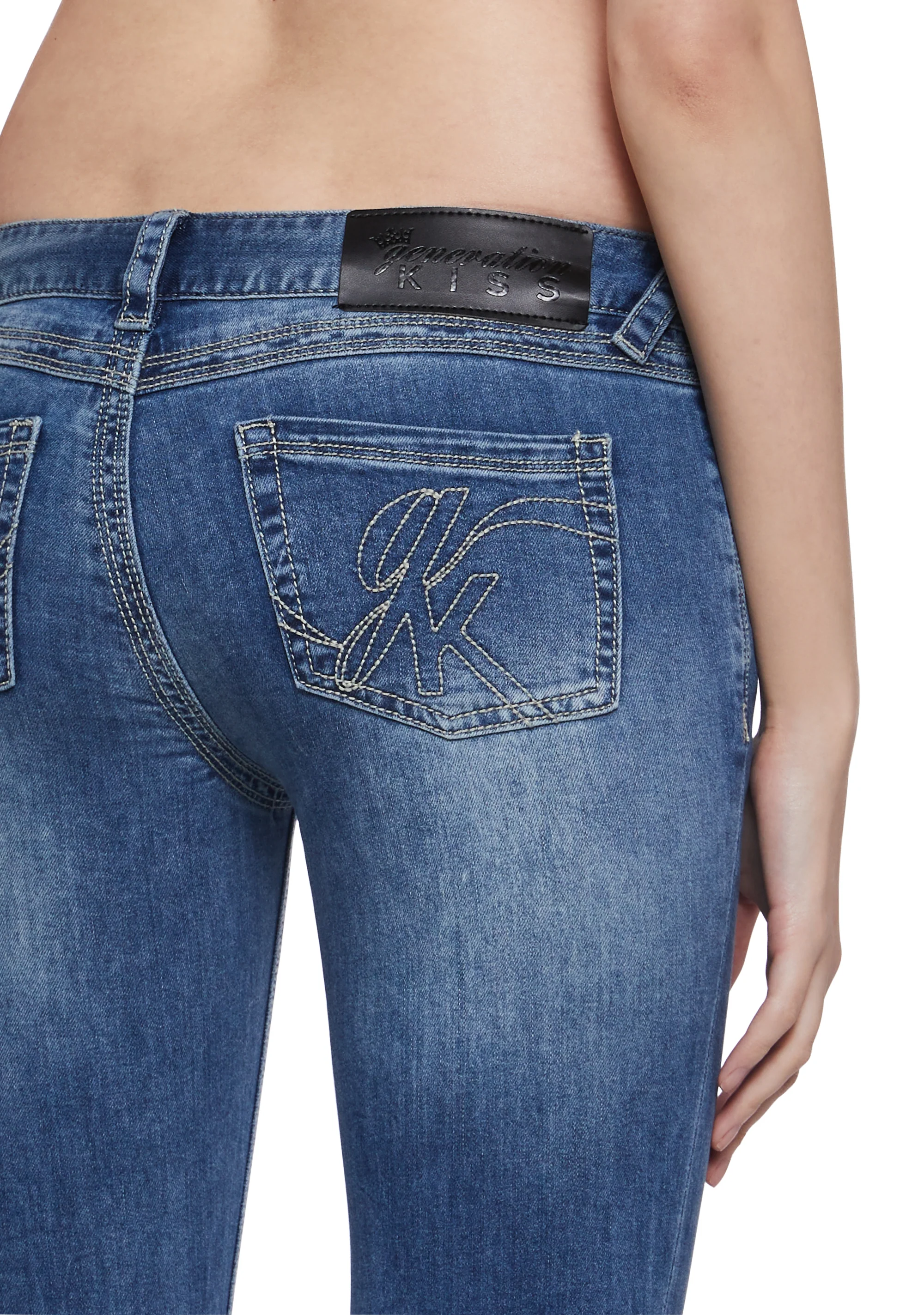Haley Low Rise Denim Jeans - Image 6
