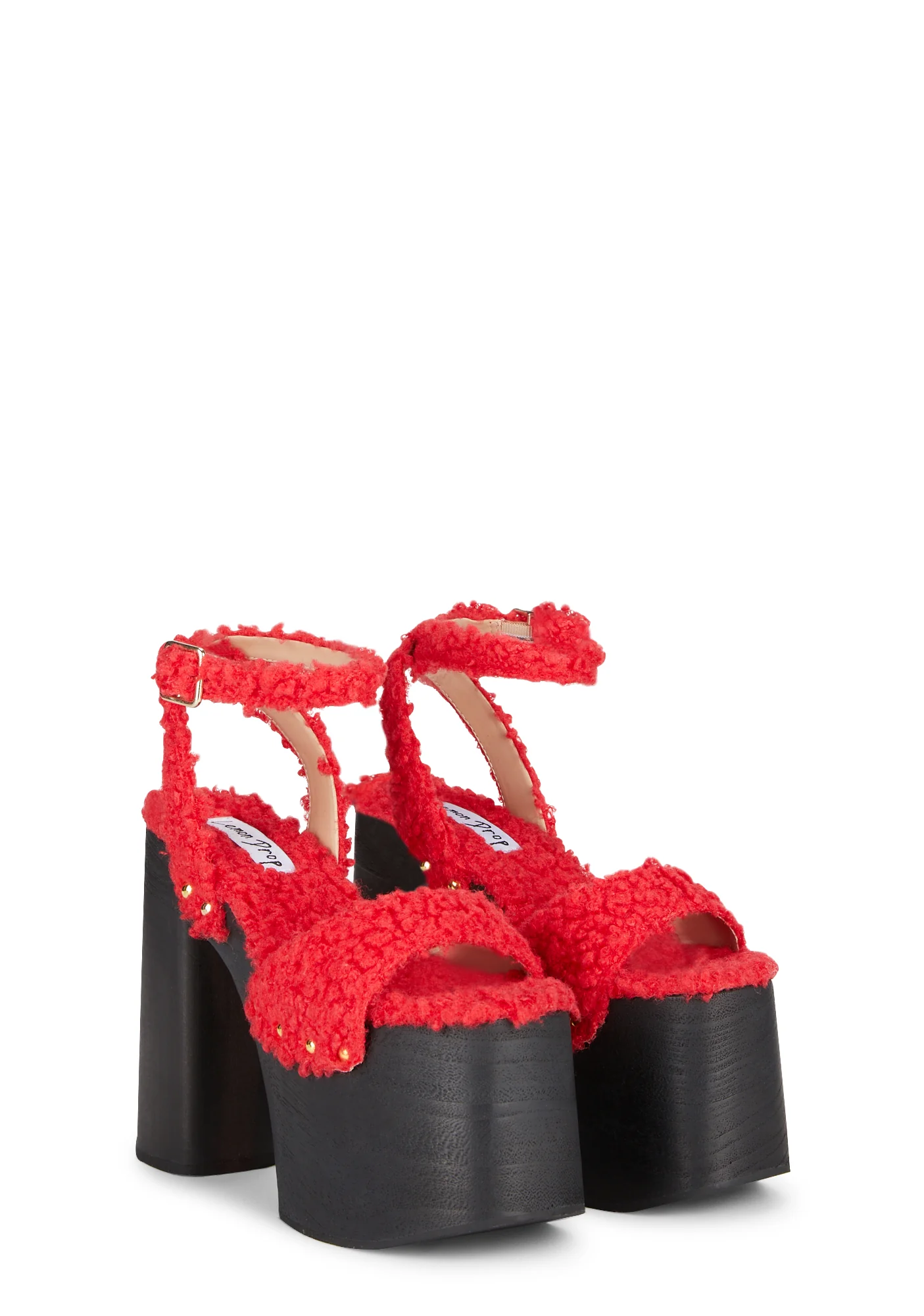Superior Platform Heels - Red - Image 3