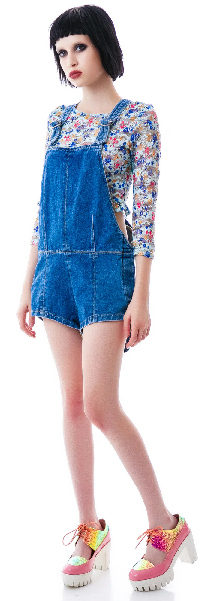Suzie Blue Overalls - Black - Image 10