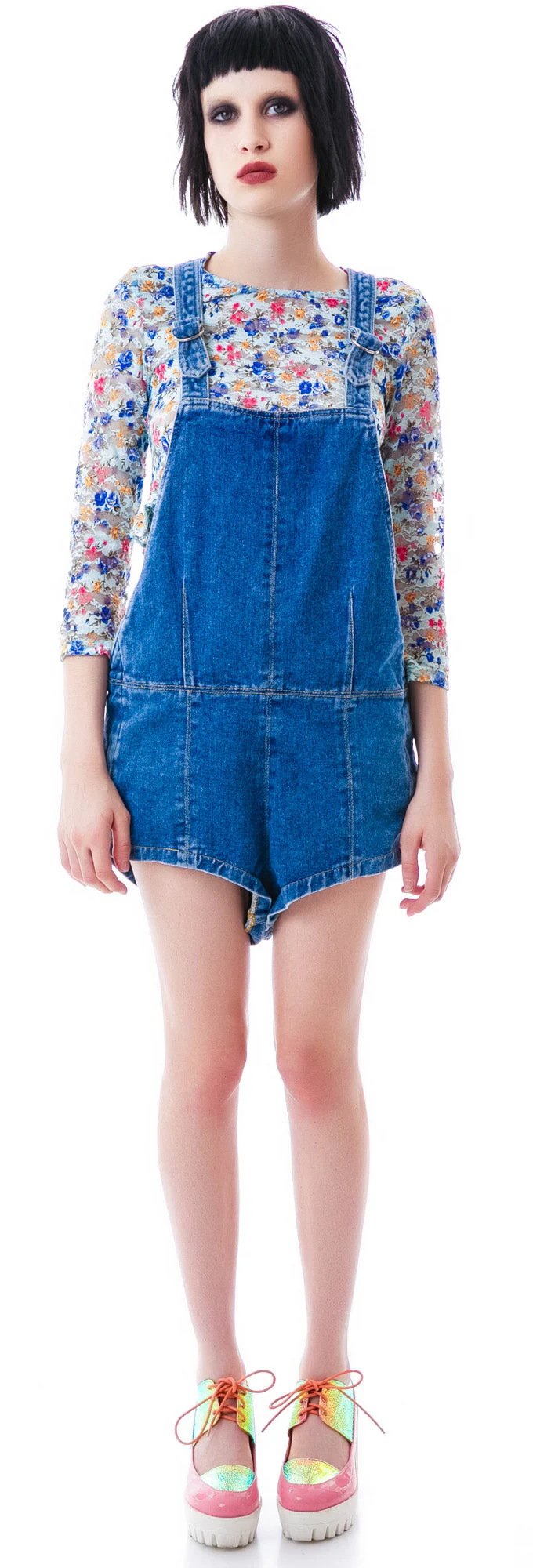 Suzie Blue Overalls - Black - Image 6