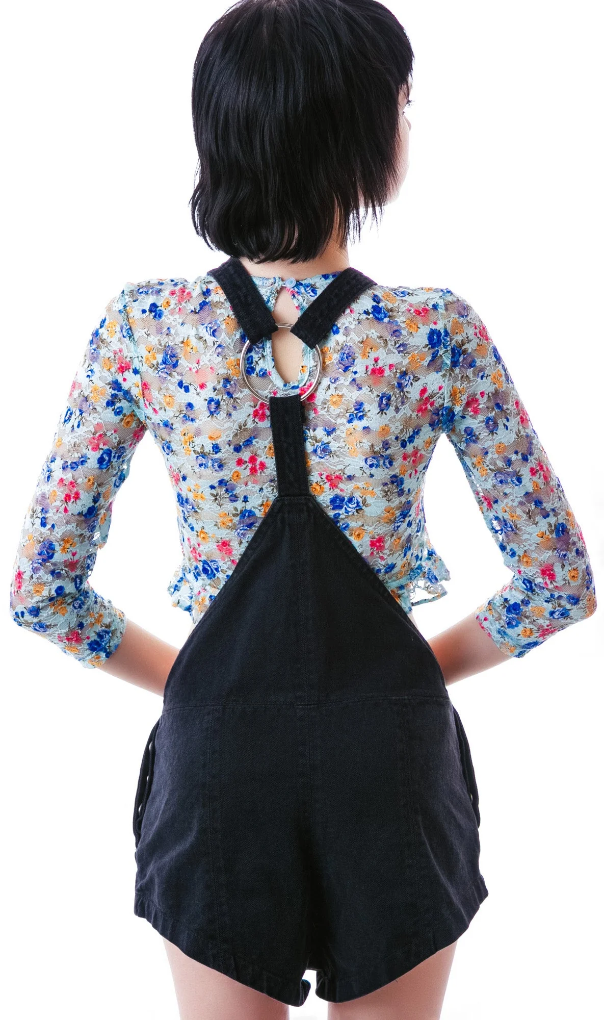 Suzie Blue Overalls - Blue - Image 4