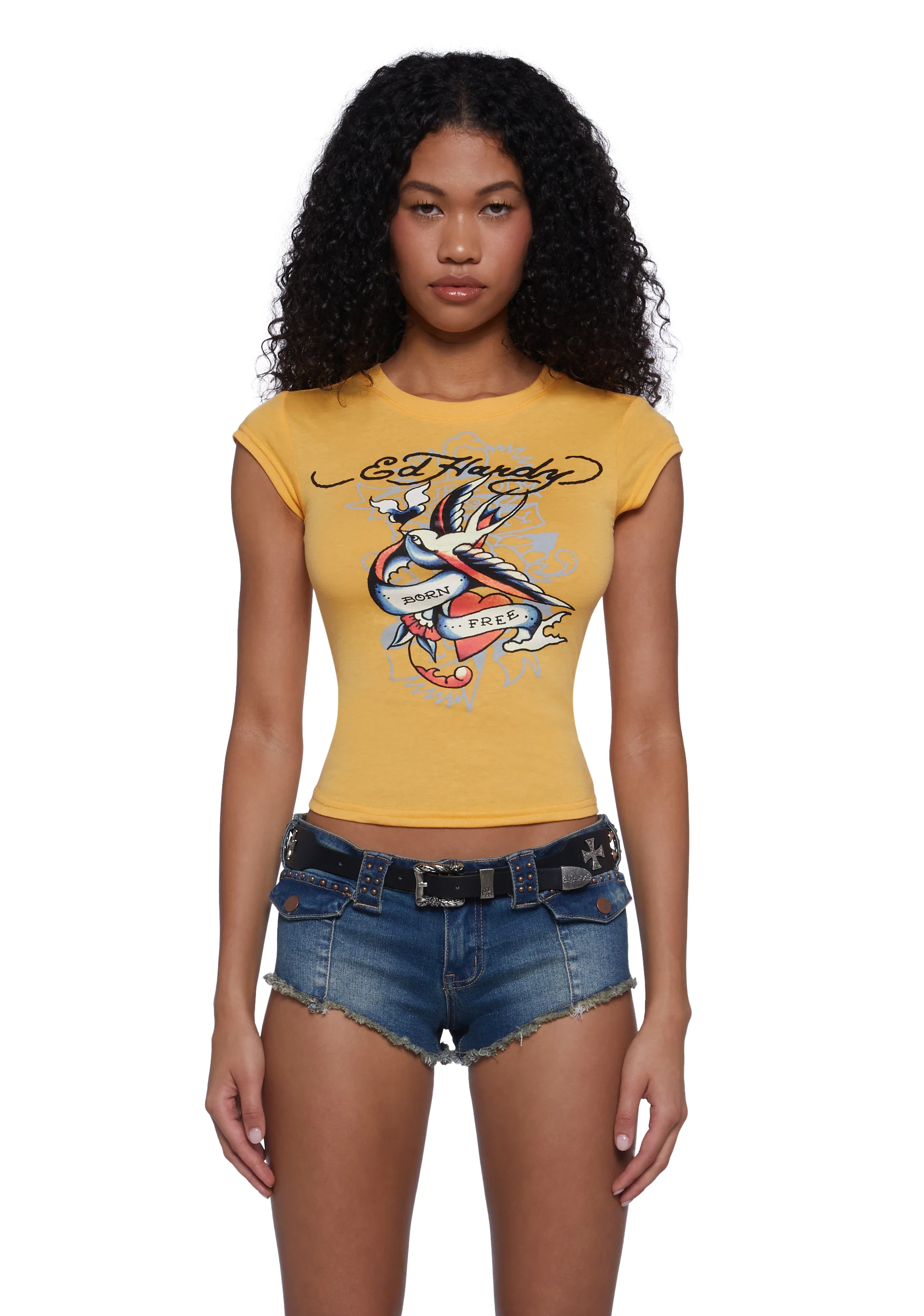 Swallow Cap Sleeve Tee - Image 5