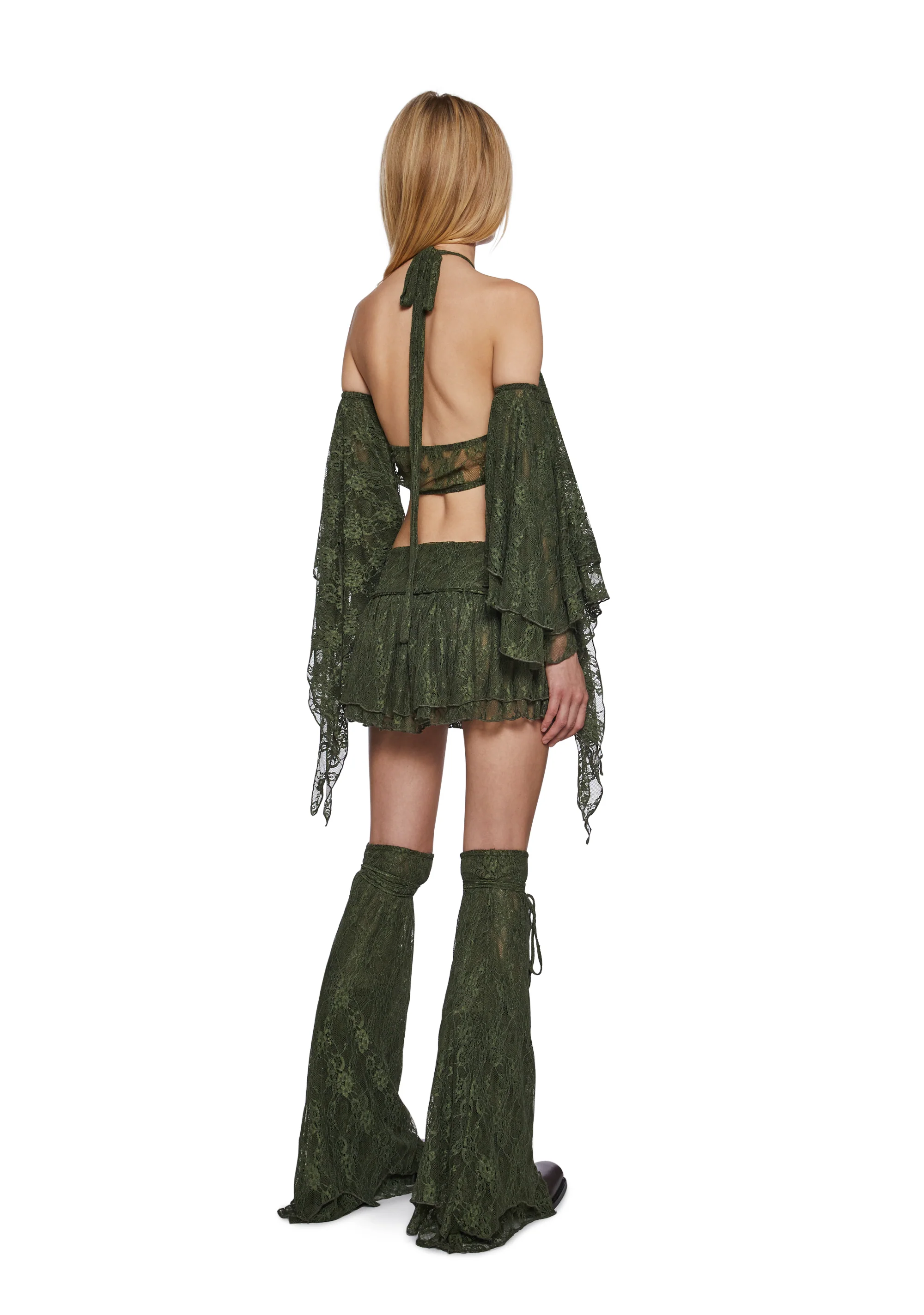 Green Outlaw 4-Piece Skirt Set - Image 4