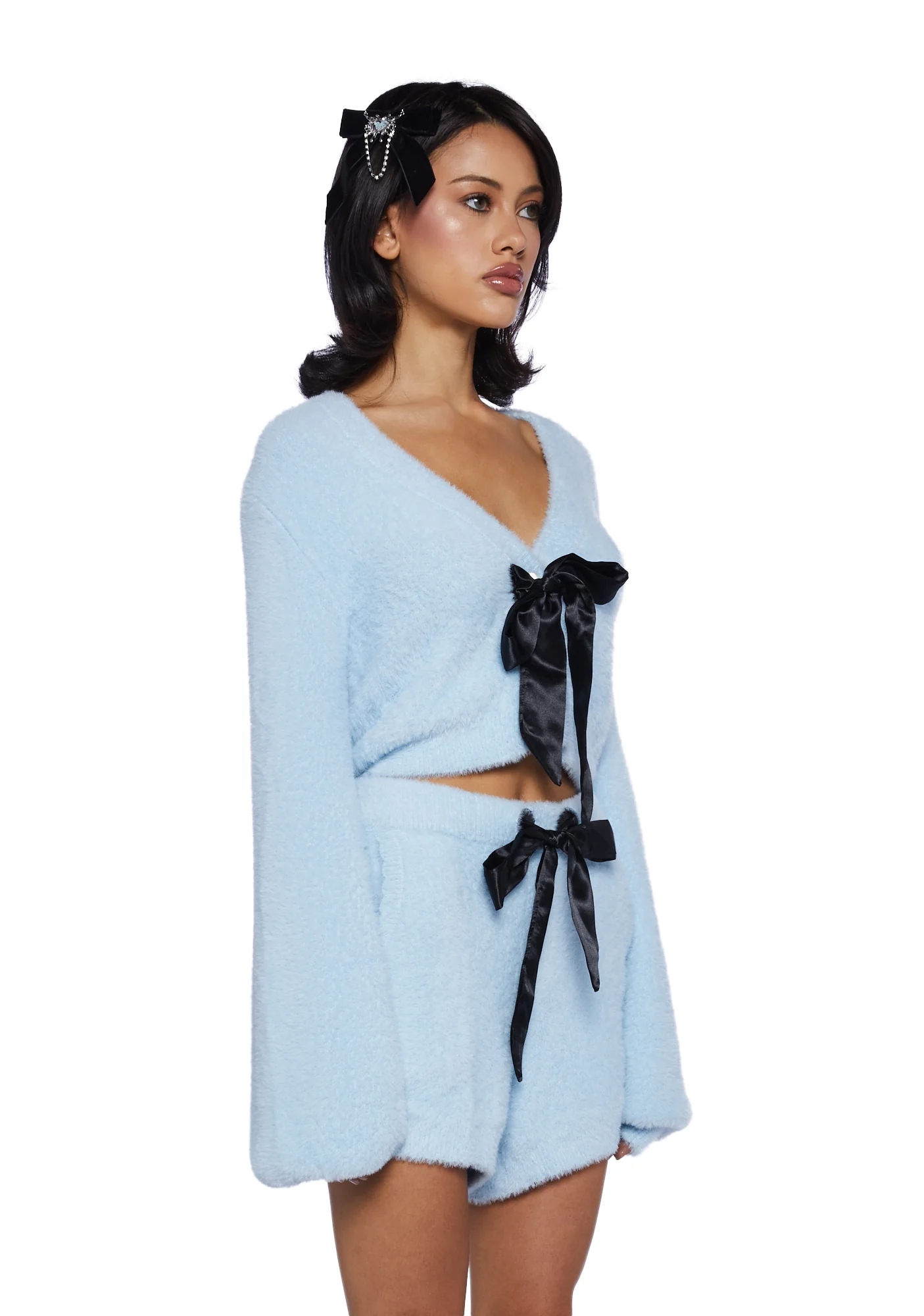 Swan Lake Affair Fuzzy Cardigan - Image 3