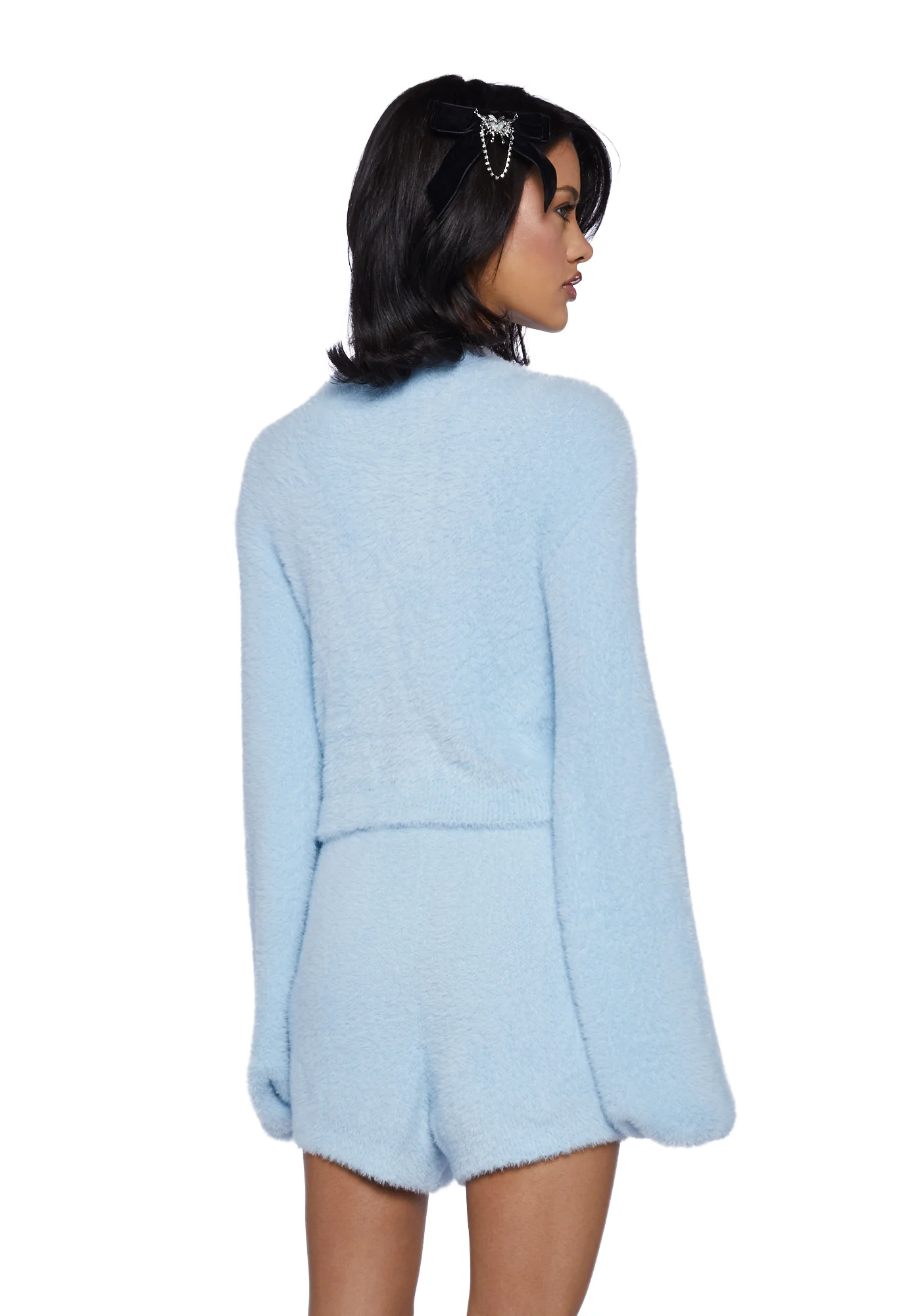 Swan Lake Affair Fuzzy Cardigan - Image 4