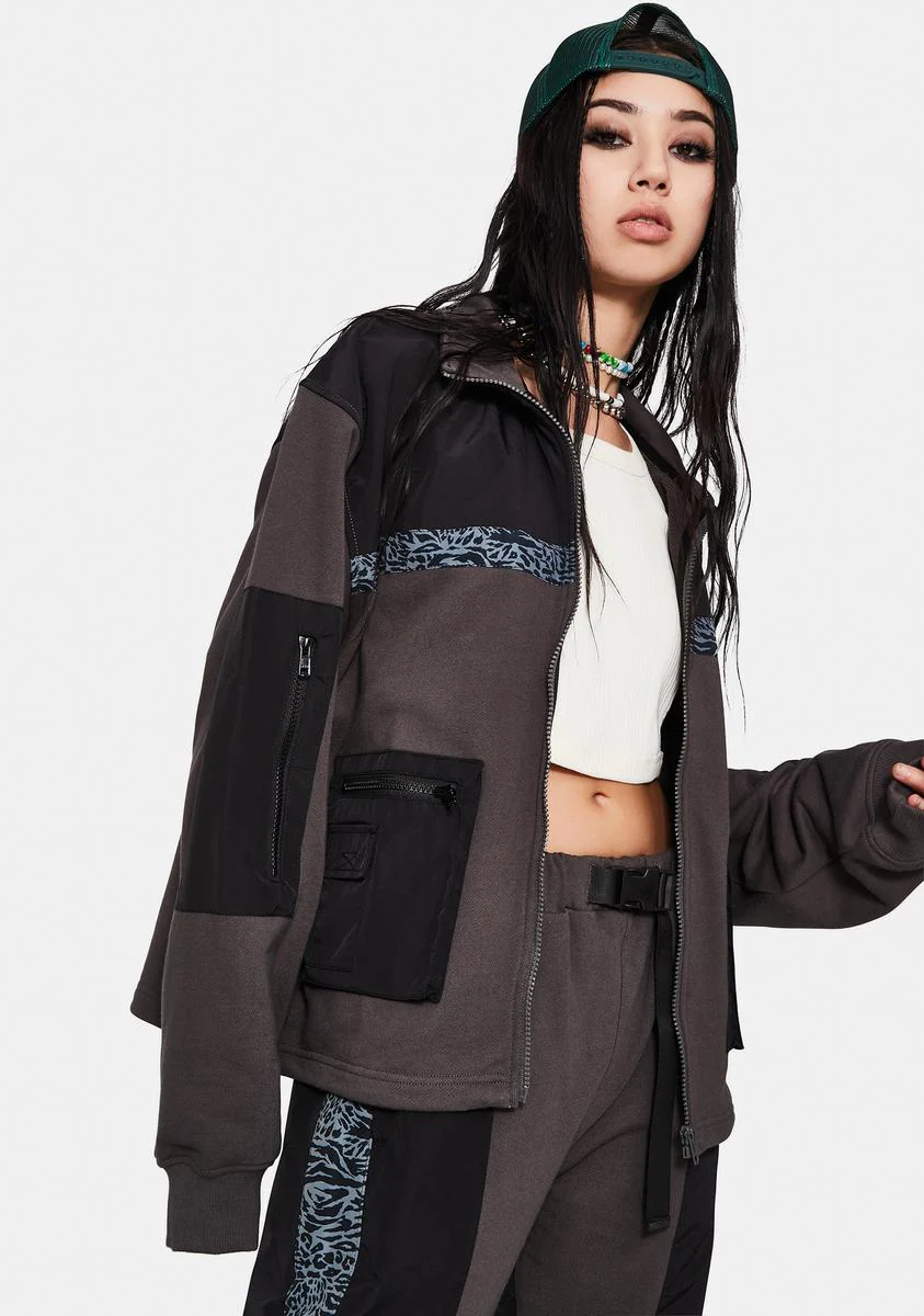 Sweat X Nylon Jacket - Image 2