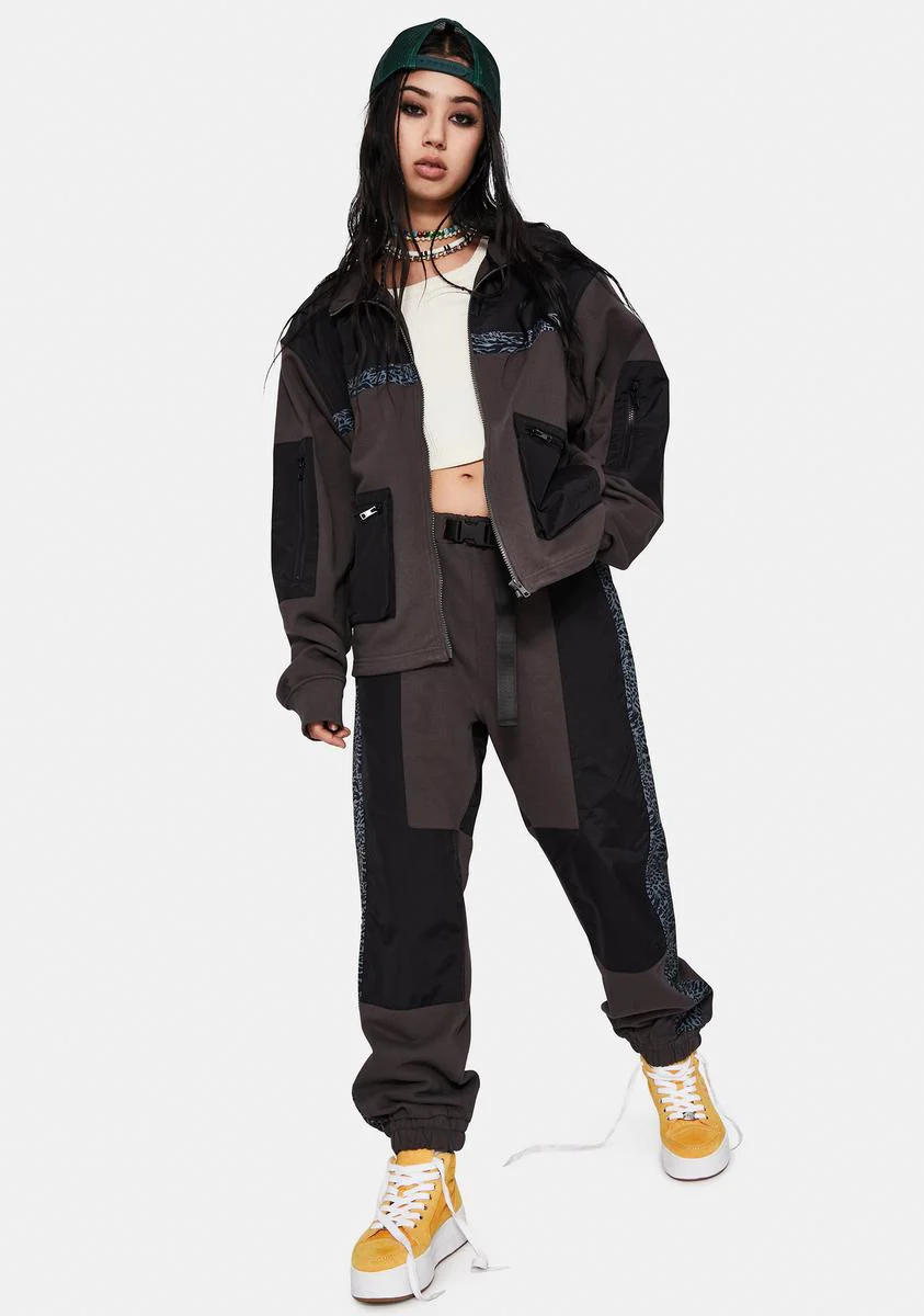 Sweat X Nylon Jacket - Image 3