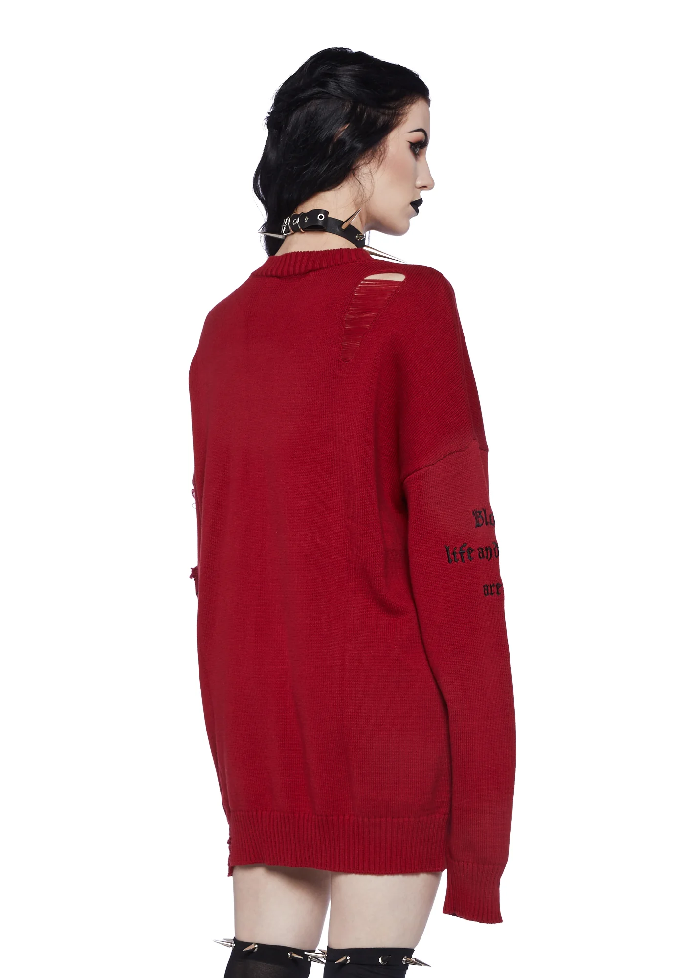 Blood Prey Oversized Sweater - Image 3