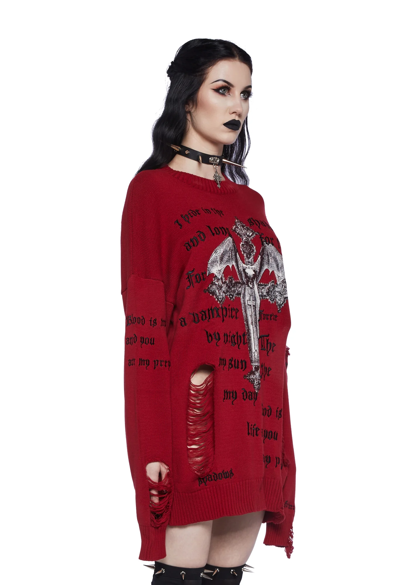Blood Prey Oversized Sweater - Image 4