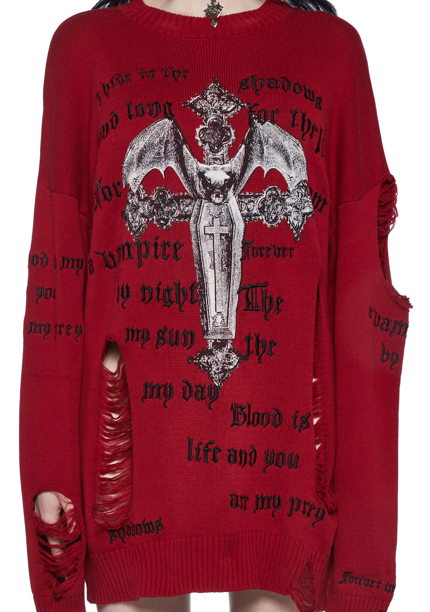 Blood Prey Oversized Sweater - Image 5