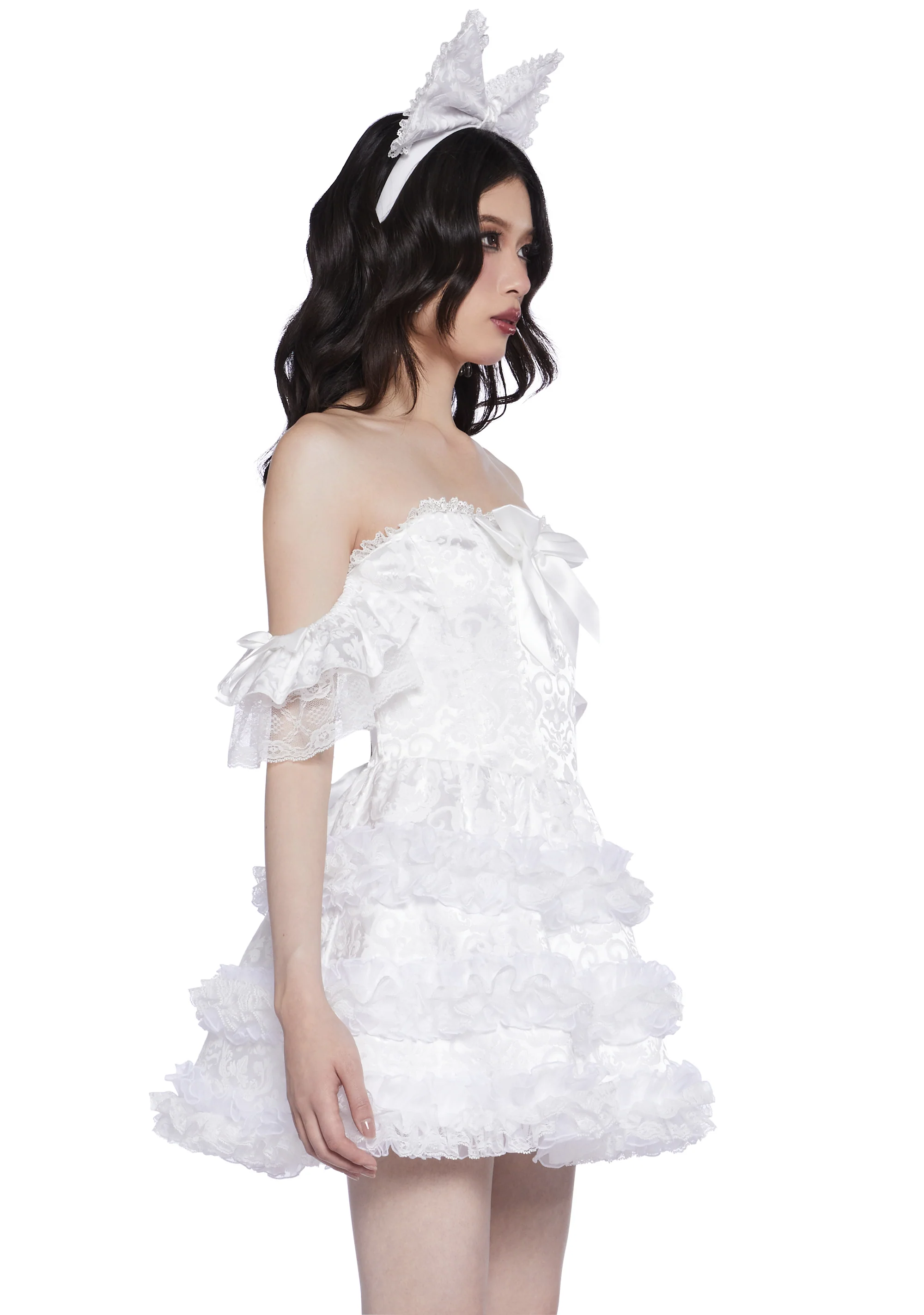 Sweet As Sin Mini Dress And Headband - Image 3