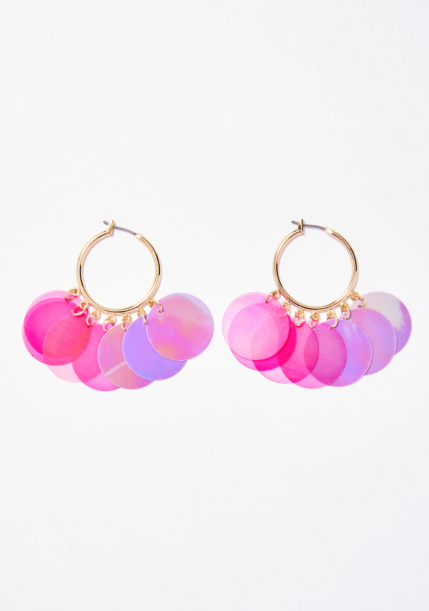 Sweet Celestial Fairy Metallic Earrings - Image 2