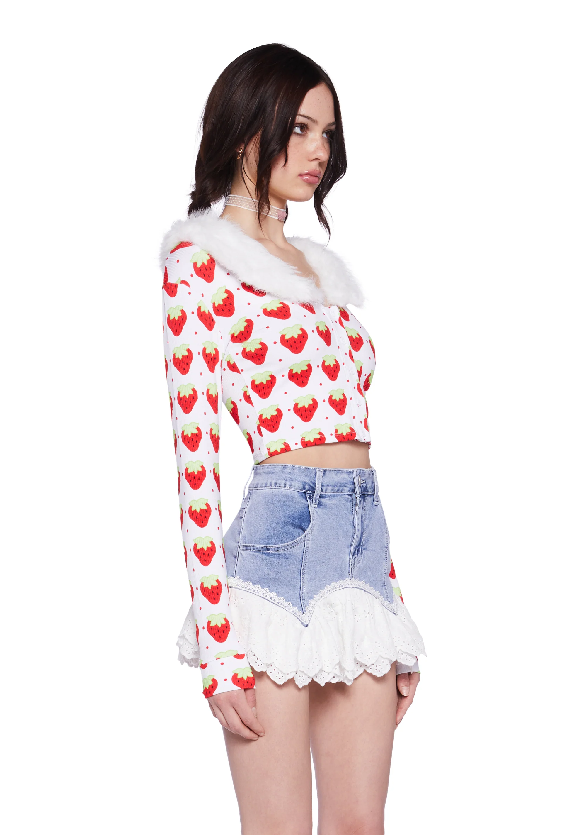 Sweet Harvest Cropped Cardigan - Image 4