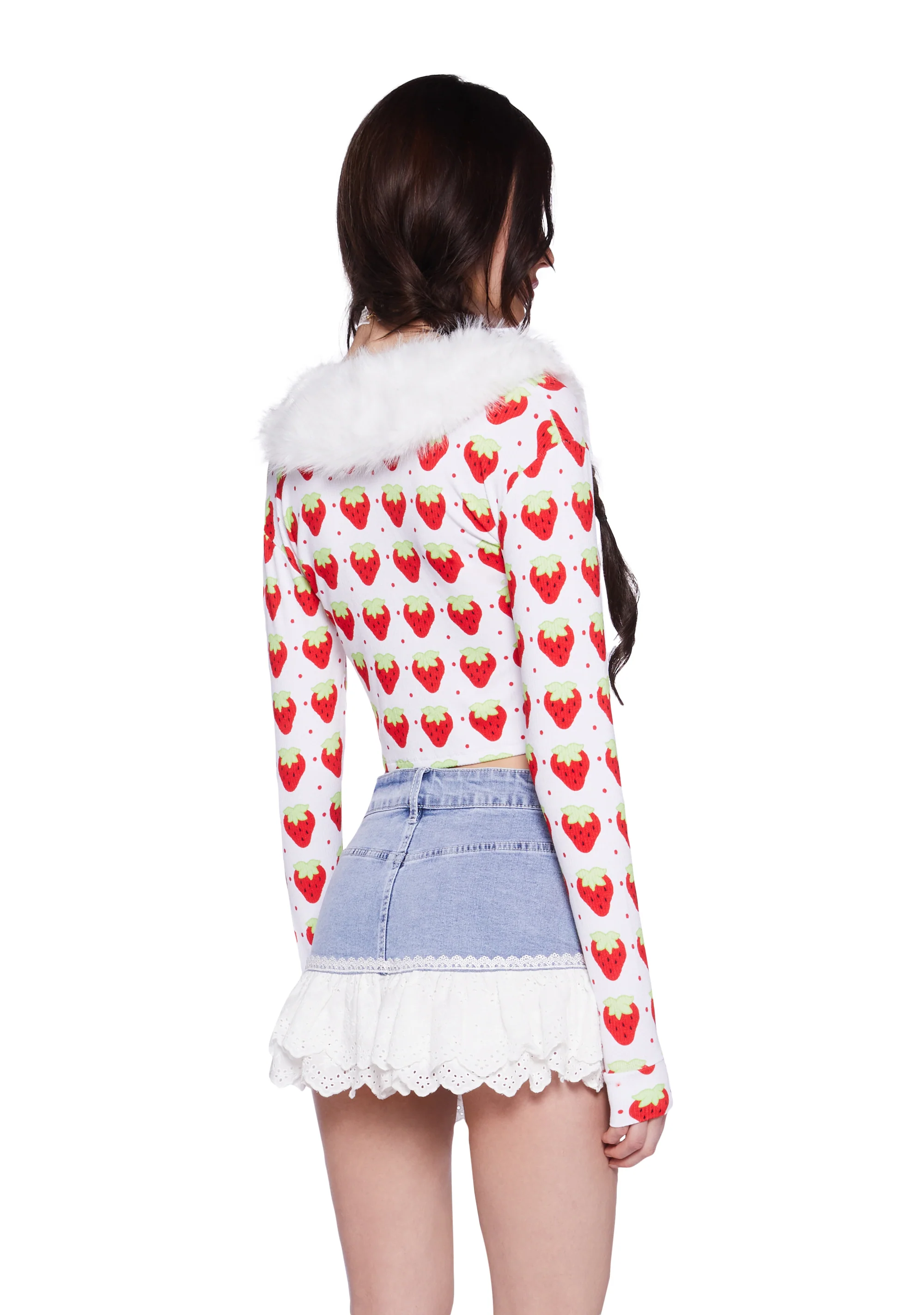 Sweet Harvest Cropped Cardigan - Image 5